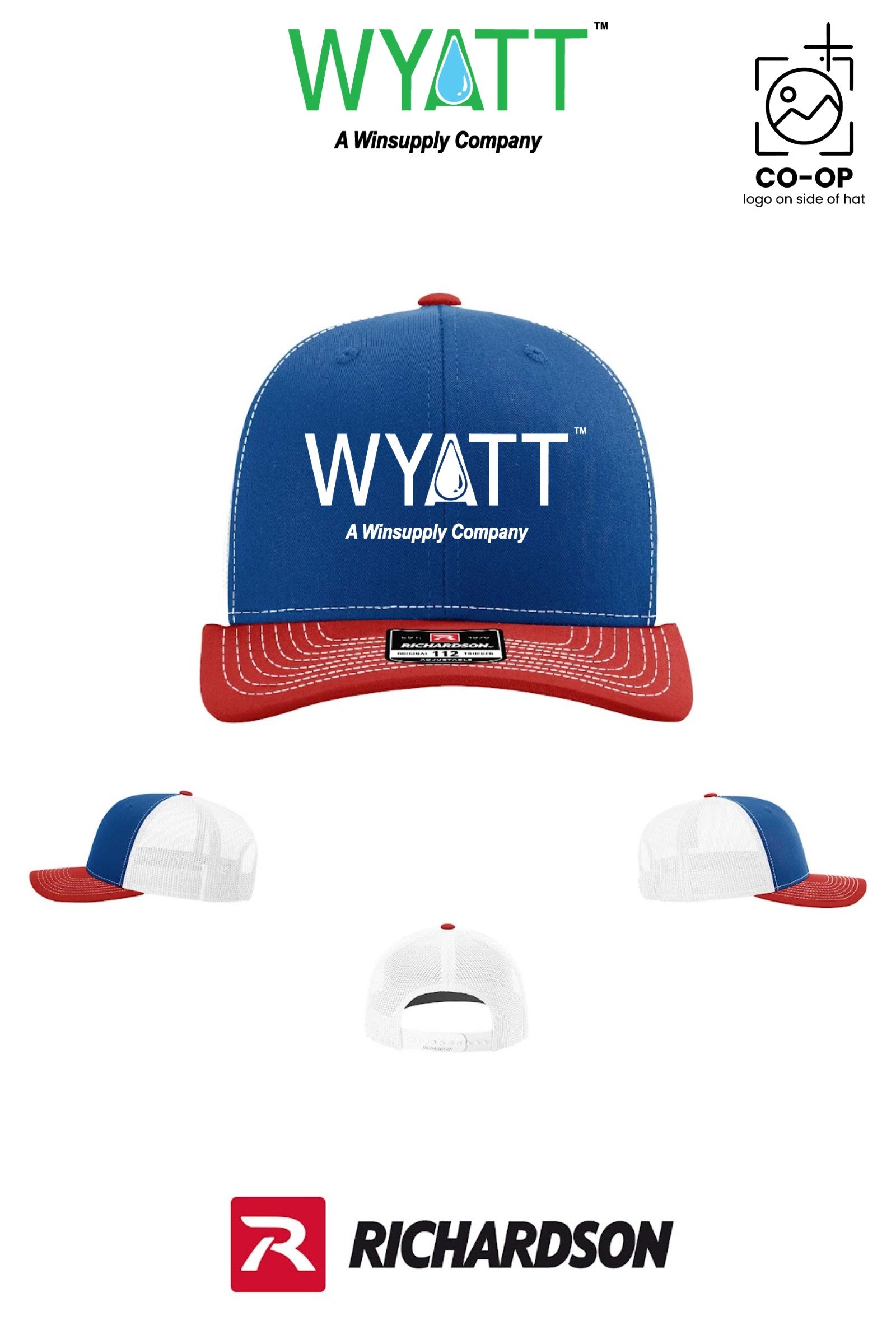 Richardson 112 Trucker Cap - Wyatt Irrigation of Santa Rosa