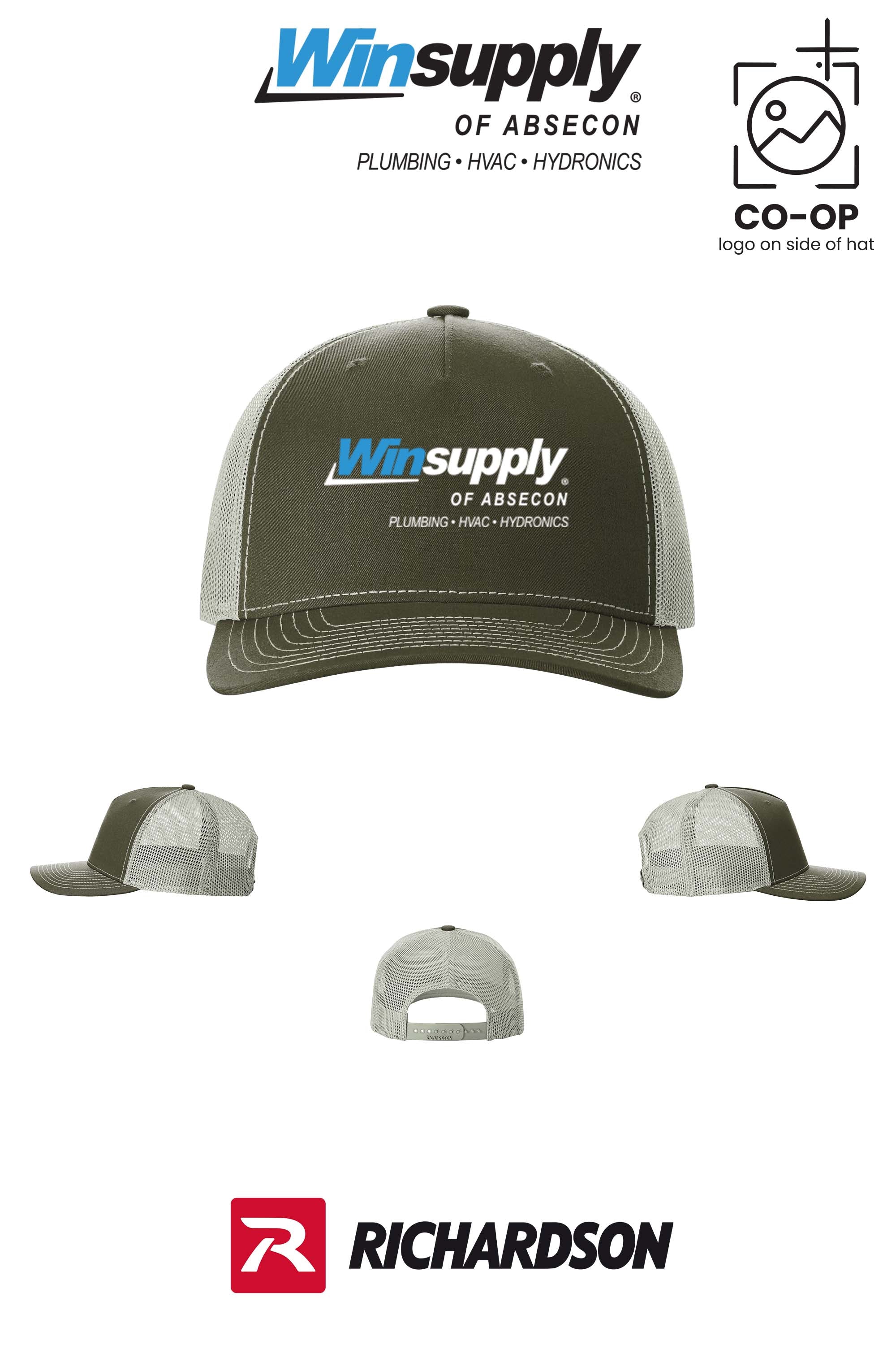 Richardson 112FP Five-Panel Trucker - Winsupply of Absecon