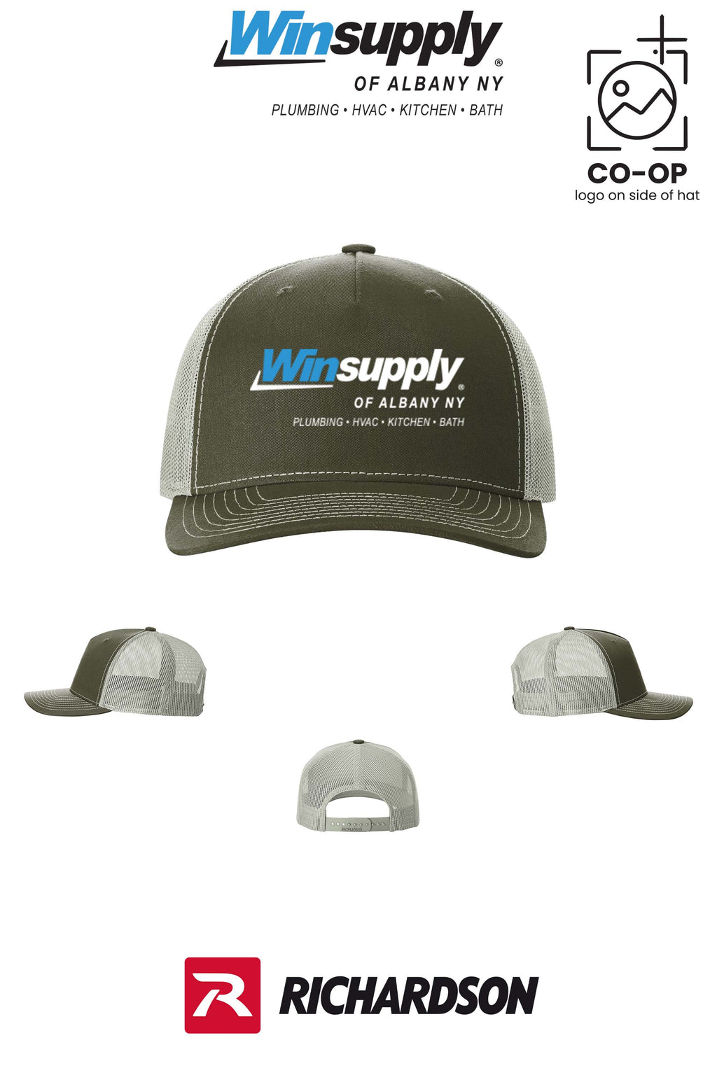 Richardson 112FP Five-Panel Trucker - Winsupply of Albany NY