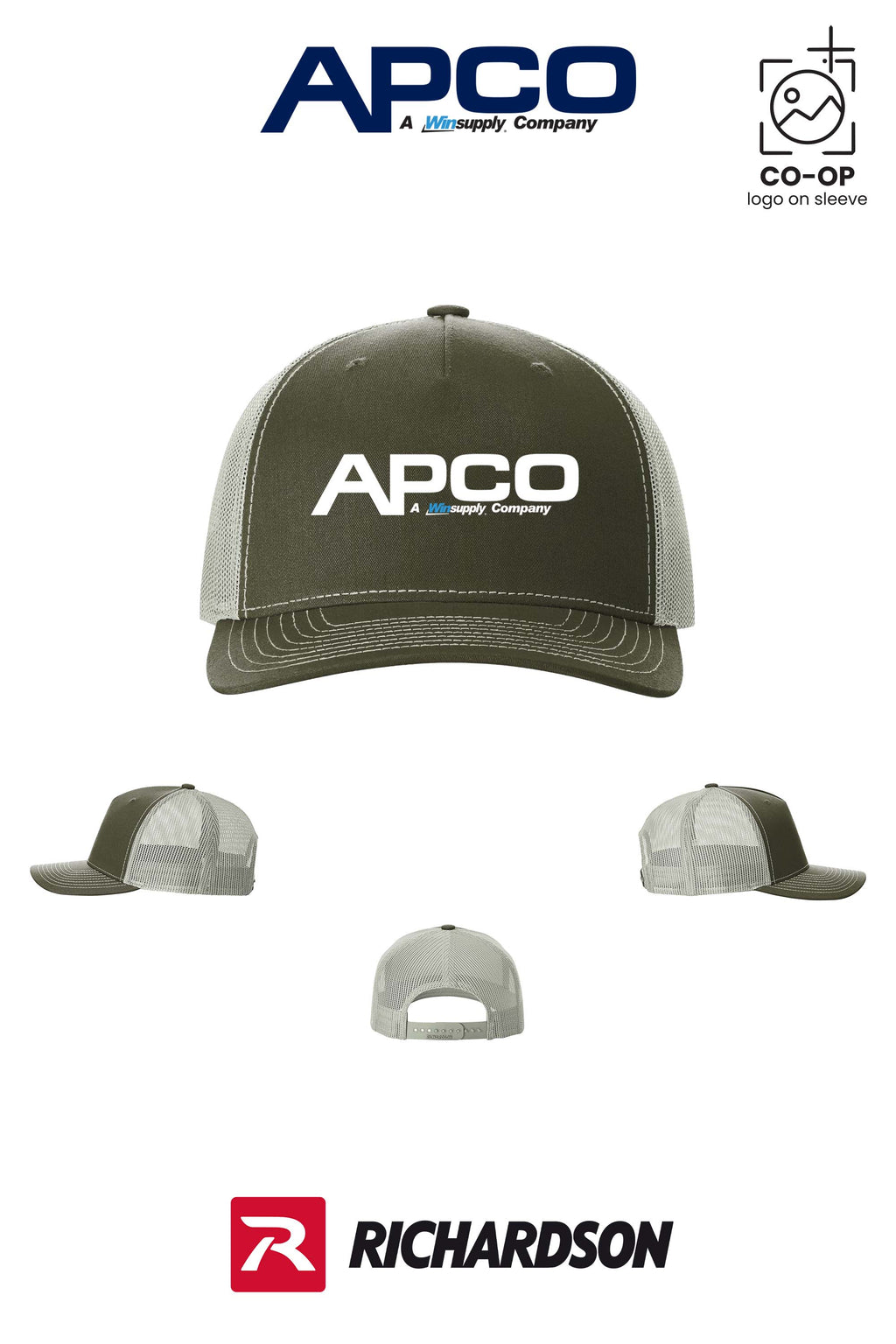 Richardson 112FP Five-Panel Trucker - APCO Supply - Indianapolis
