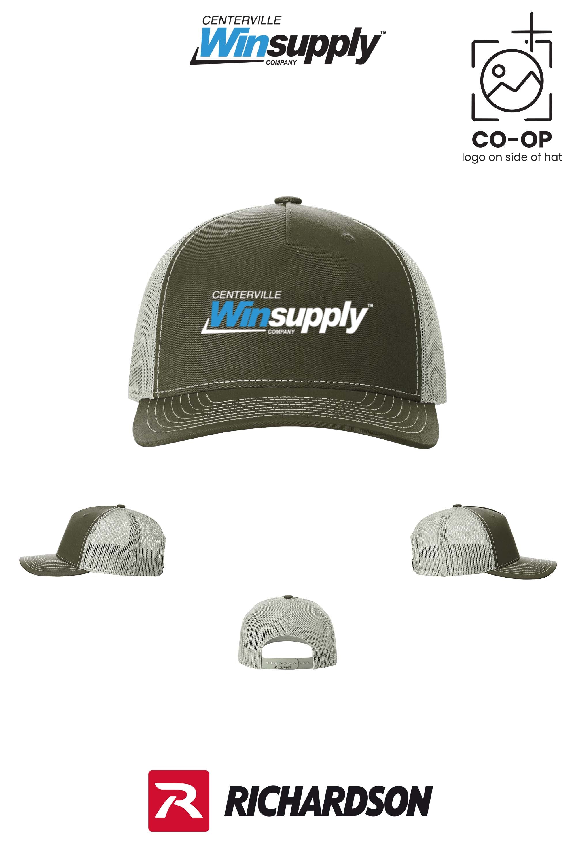 Richardson 112FP Five-Panel Trucker - Winsupply Centerville OH