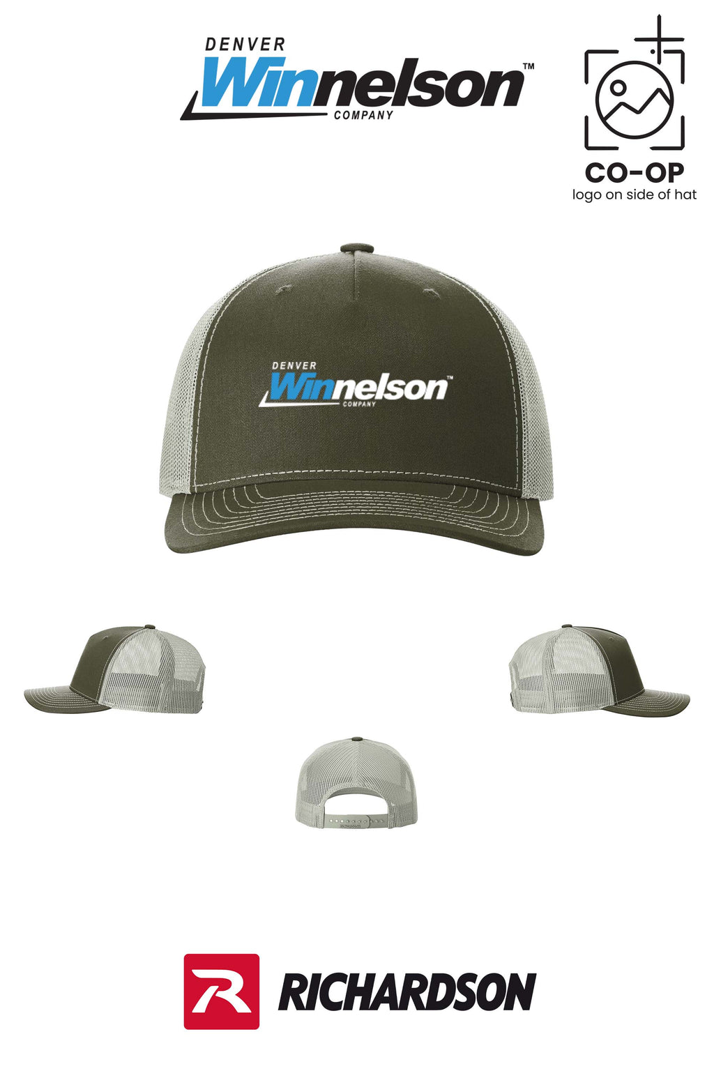 Richardson 112FP Five-Panel Trucker - Denver Winnelson