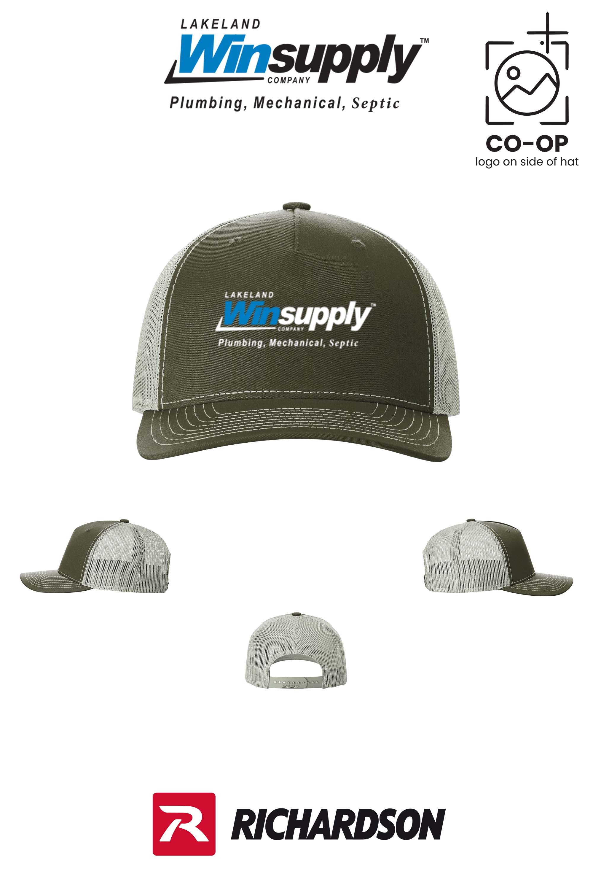 Richardson 112FP Five-Panel Trucker - Lakeland Winsupply