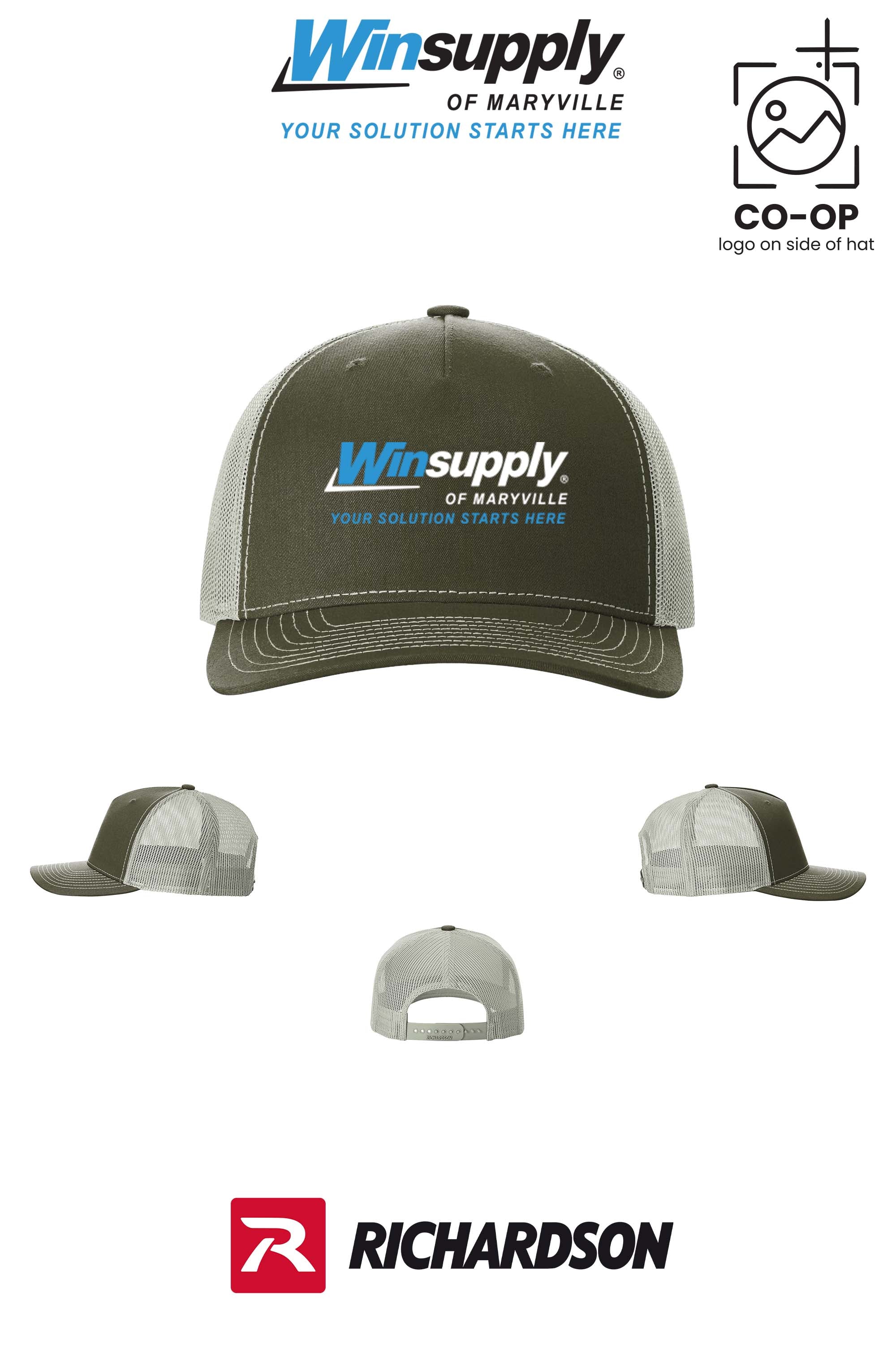 Richardson 112FP Five-Panel Trucker - Winsupply of Maryville
