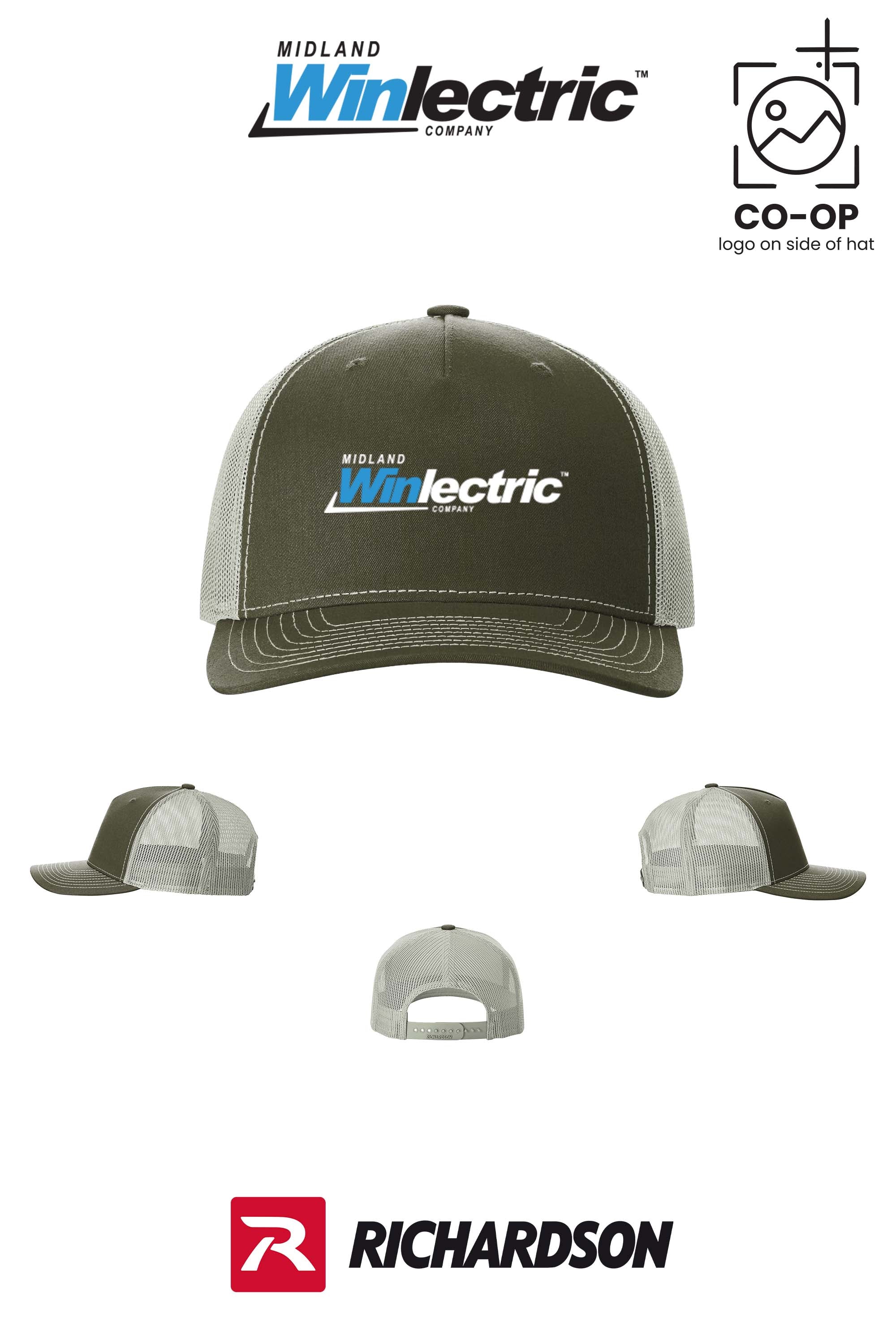 Richardson 112FP Five-Panel Trucker - Winlectric of Midland