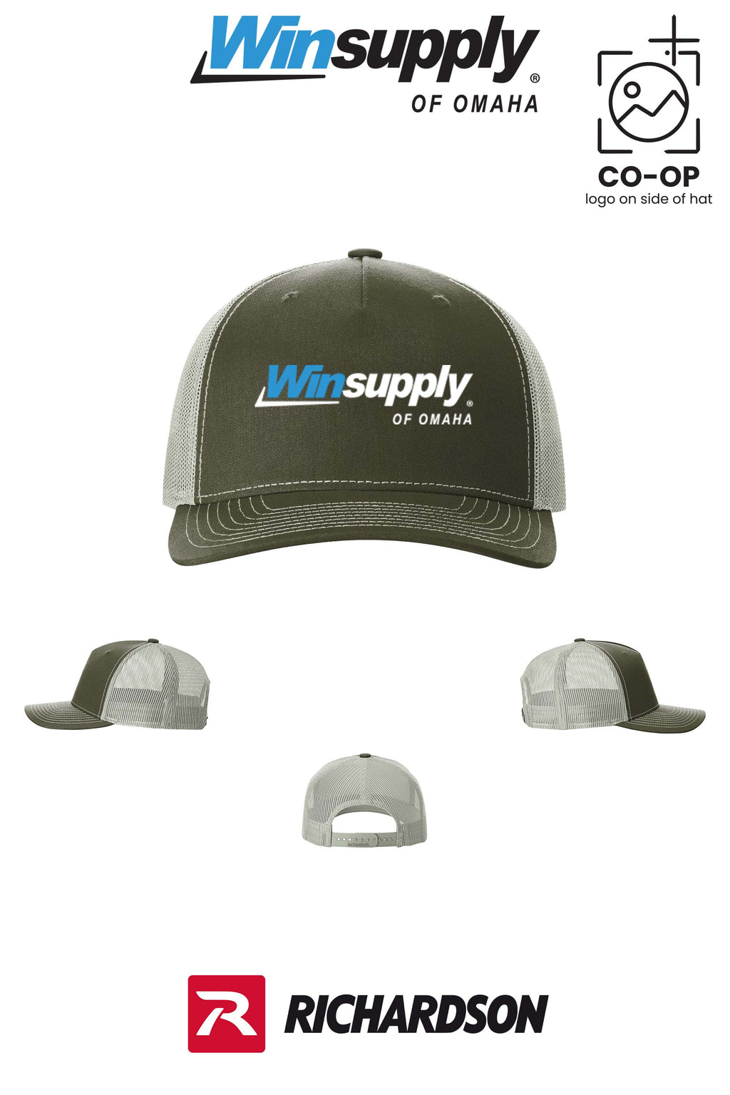 Richardson 112FP Five-Panel Trucker - Winsupply of Omaha