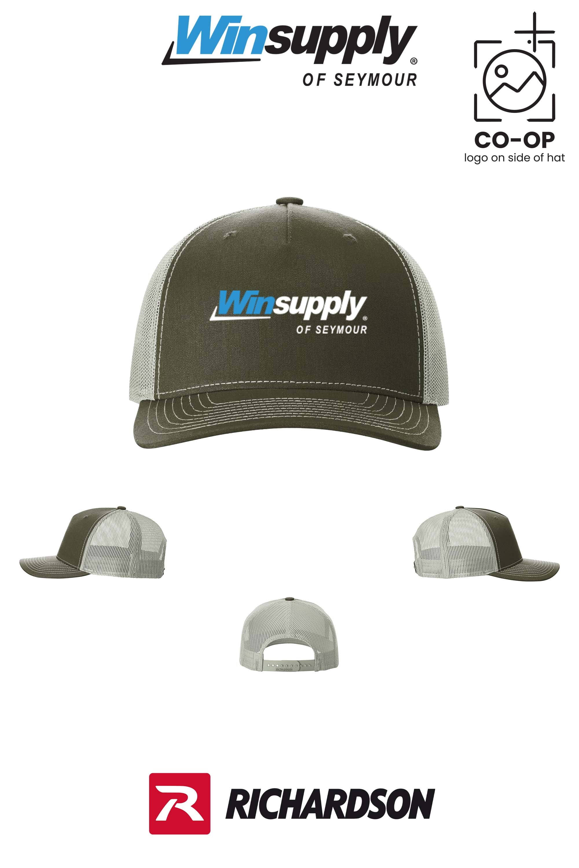 Richardson 112FP Five-Panel Trucker - Winsupply of Seymour IN