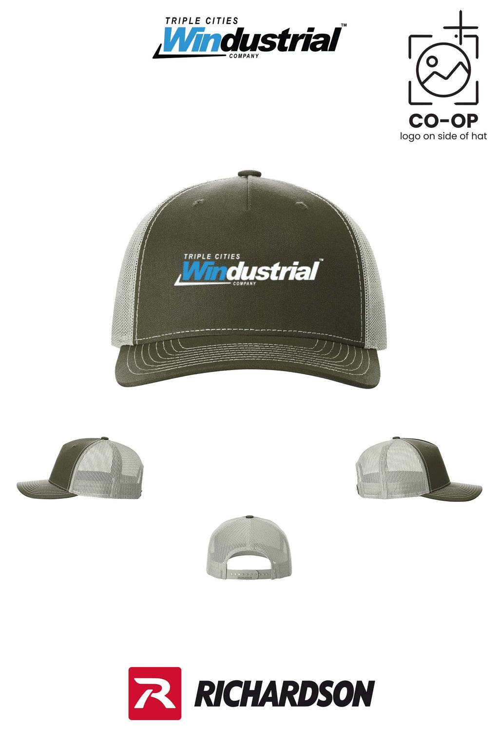 Richardson 112FP Five-Panel Trucker - Windustrial Triple Cities
