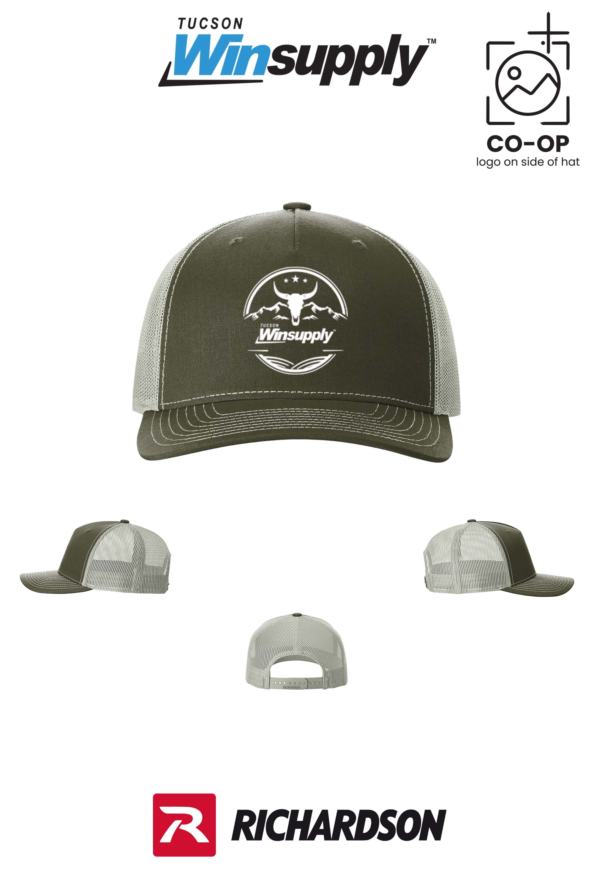 Richardson 112FP Five-Panel Trucker - Winsupply Tucson AZ