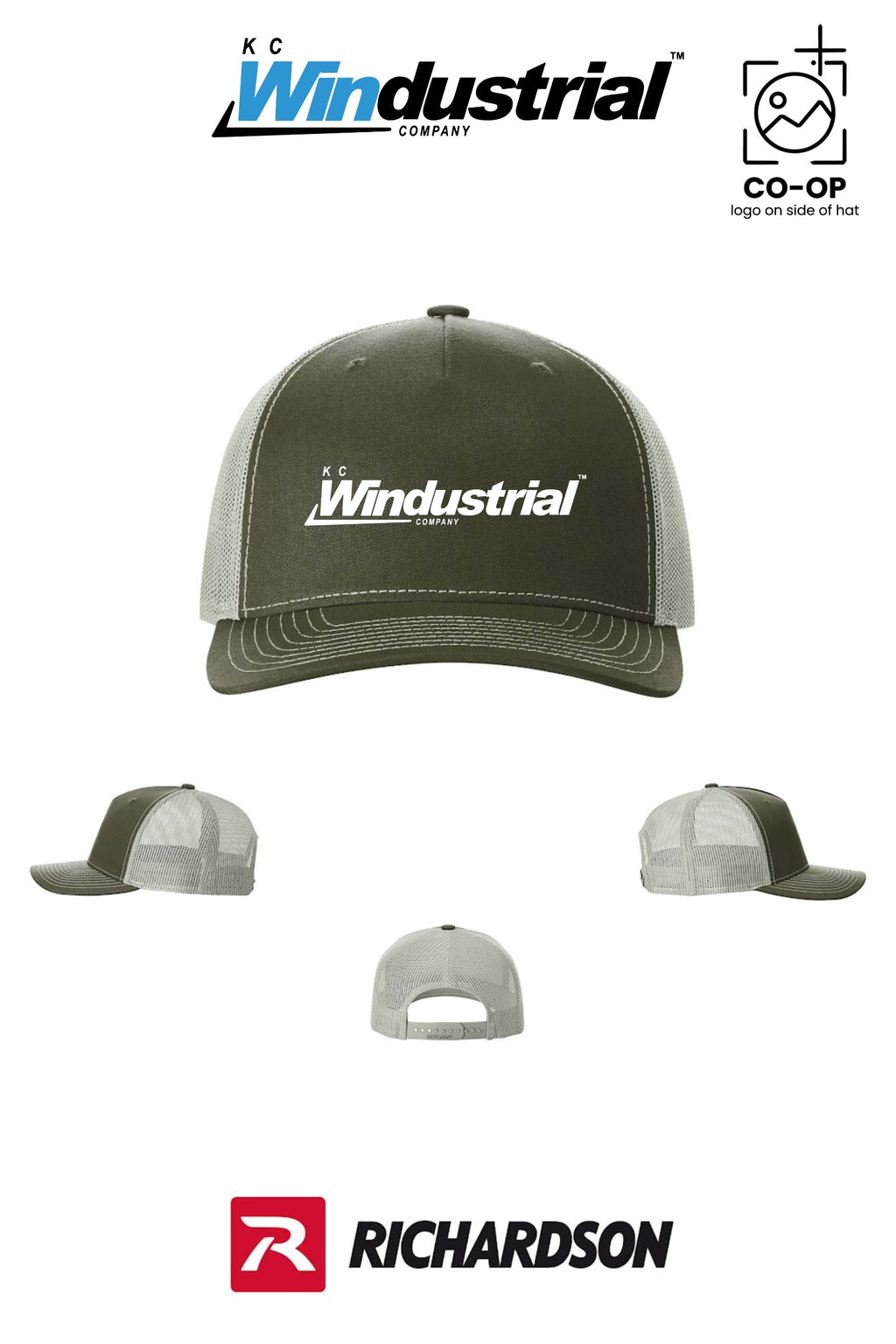 Richardson 112FP Five-Panel Trucker - KC Windustrial
