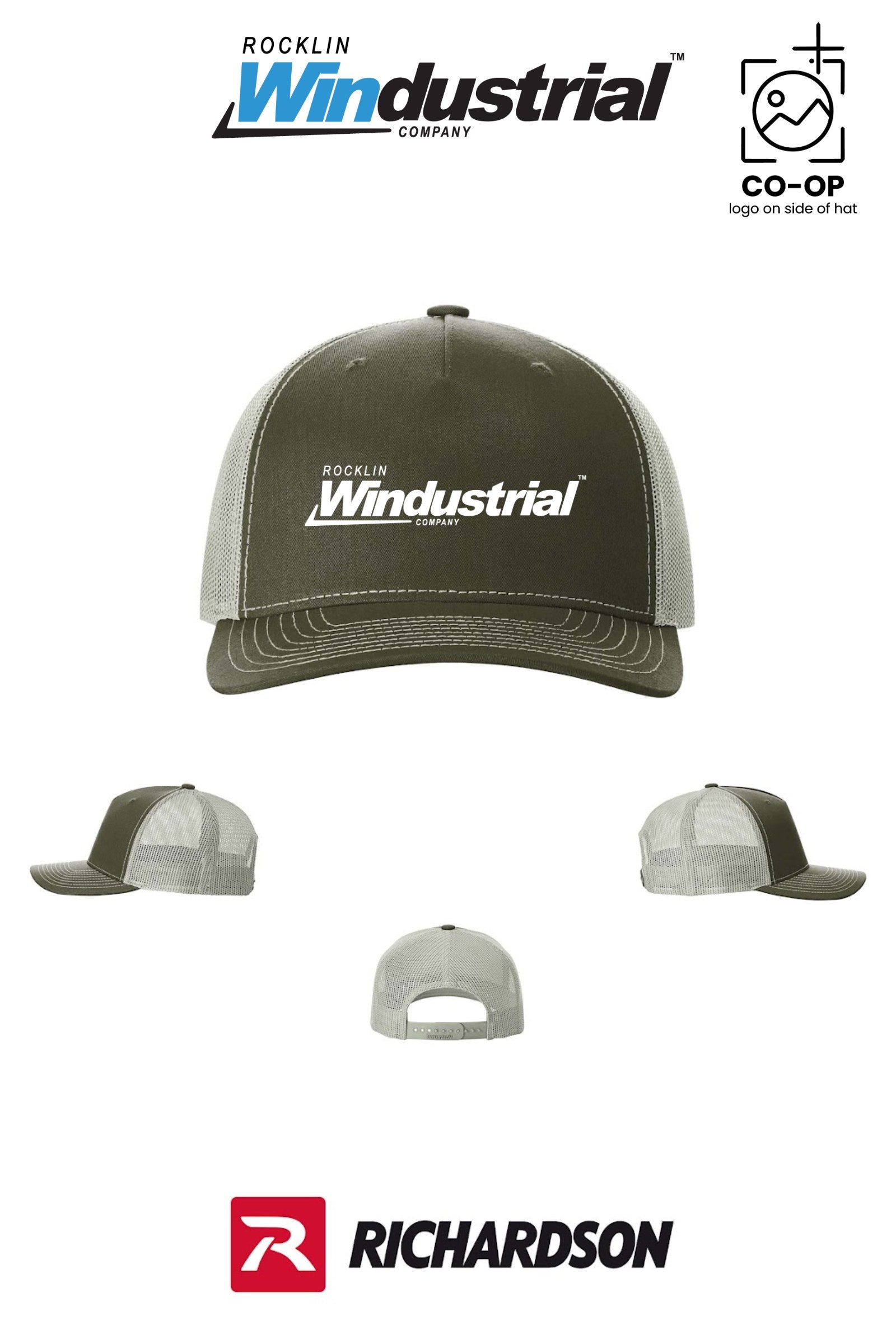 Richardson 112FP Five-Panel Trucker - Rocklin Windustrial