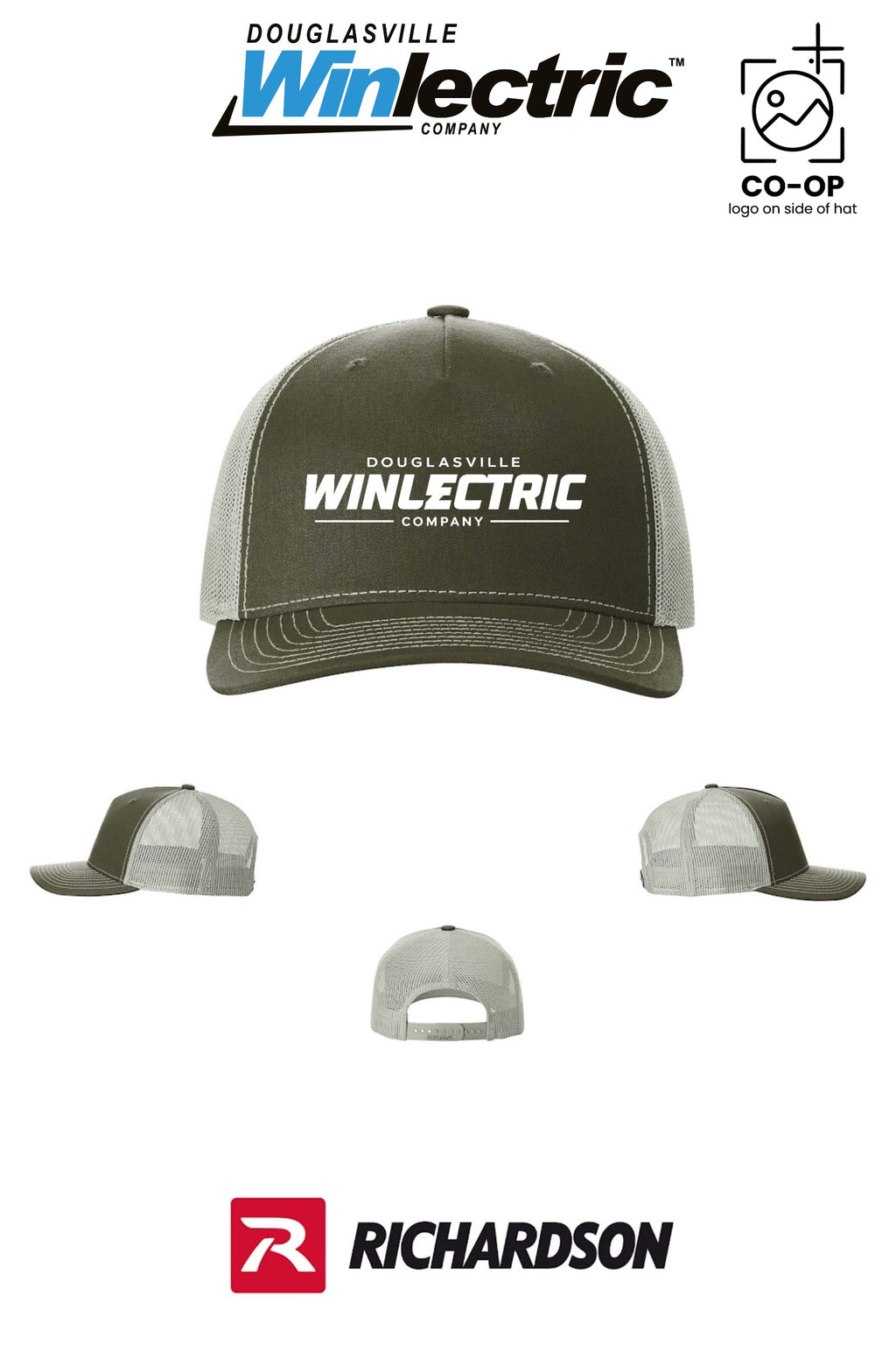Richardson 112FP Five-Panel Trucker - Douglasville Winlectric