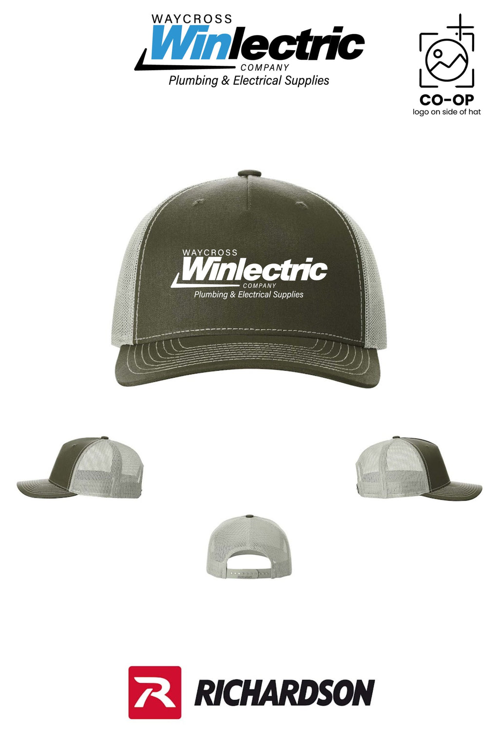 Richardson 112FP Five-Panel Trucker - Waycross Winlectric
