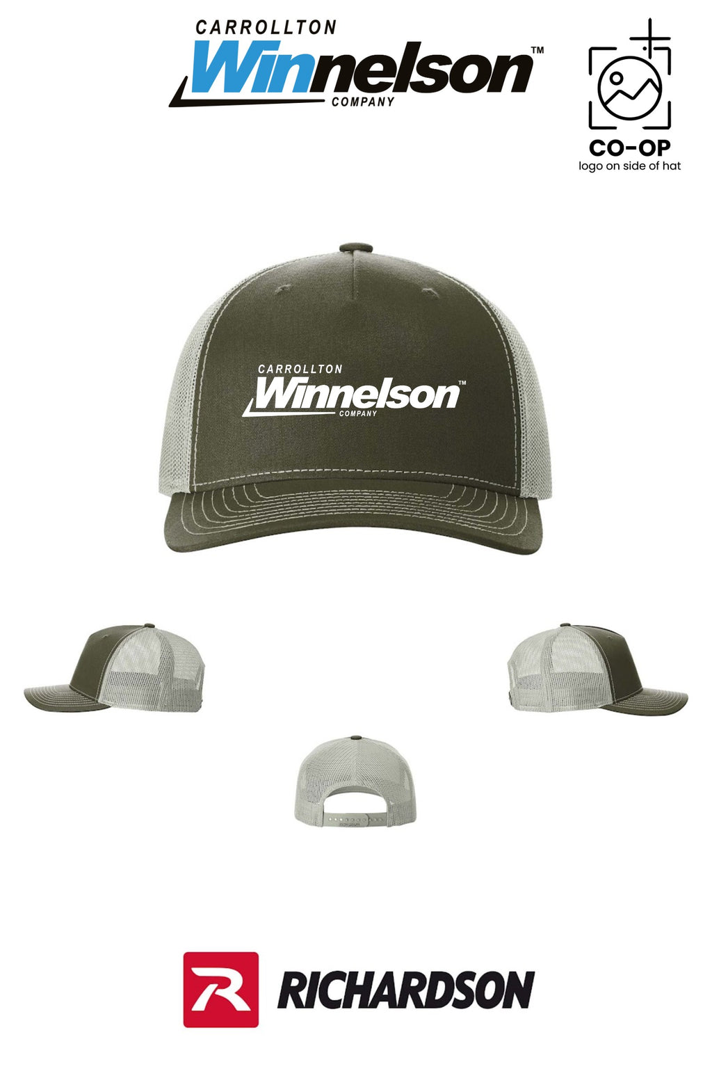 Richardson 112FP Five-Panel Trucker - Carrollton Winnelson