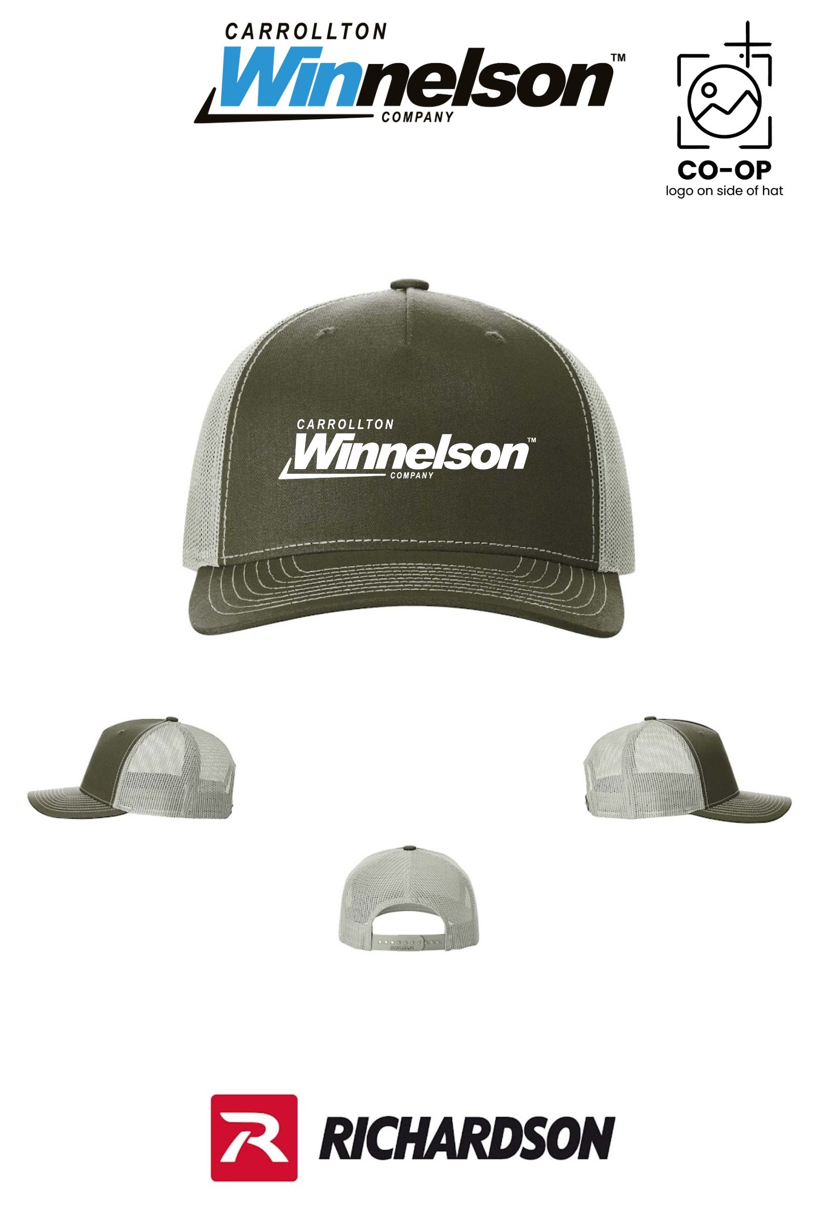 Richardson 112FP Five-Panel Trucker - Carrollton Winnelson