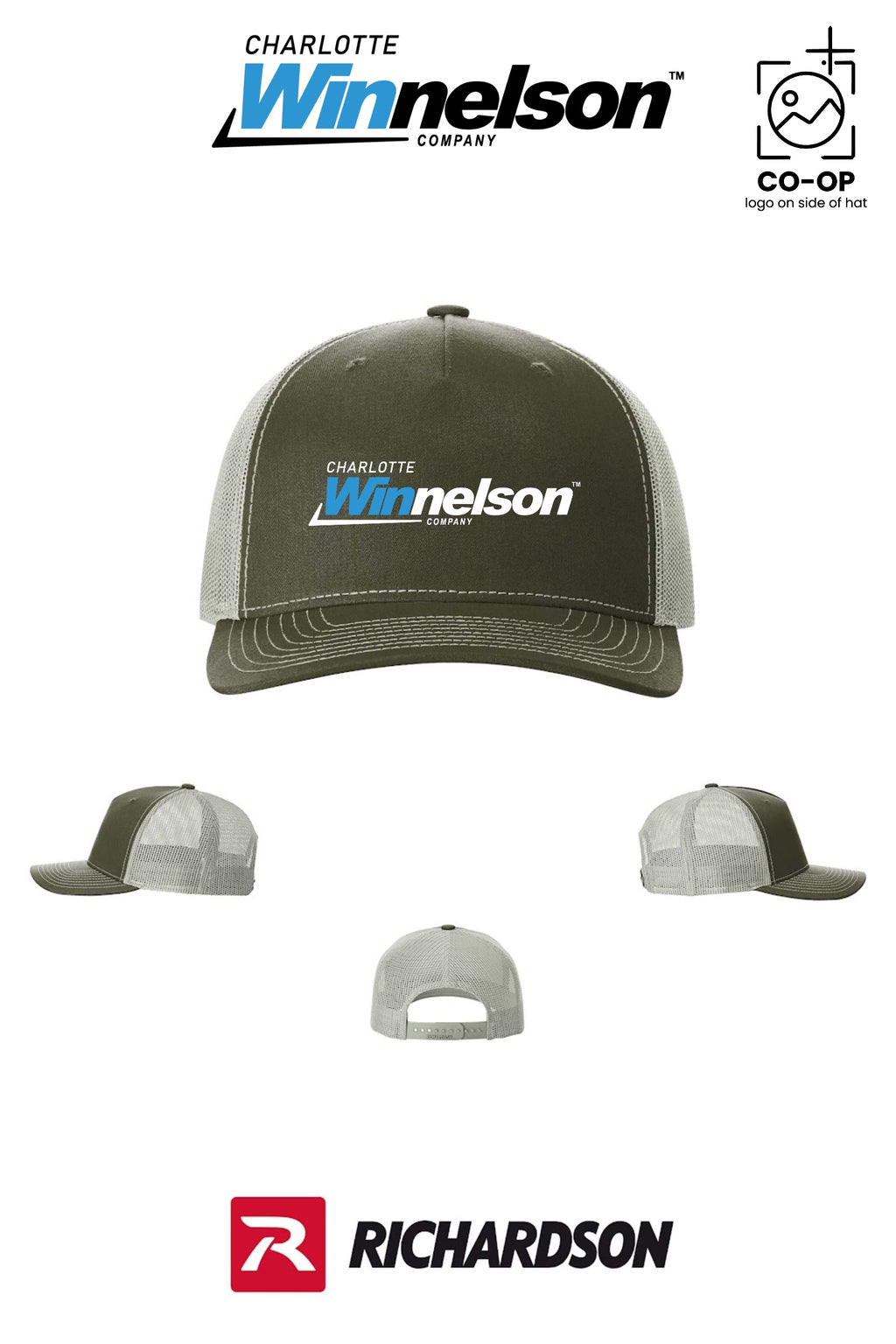 Richardson 112FP Five-Panel Trucker - Charlotte Winnelson