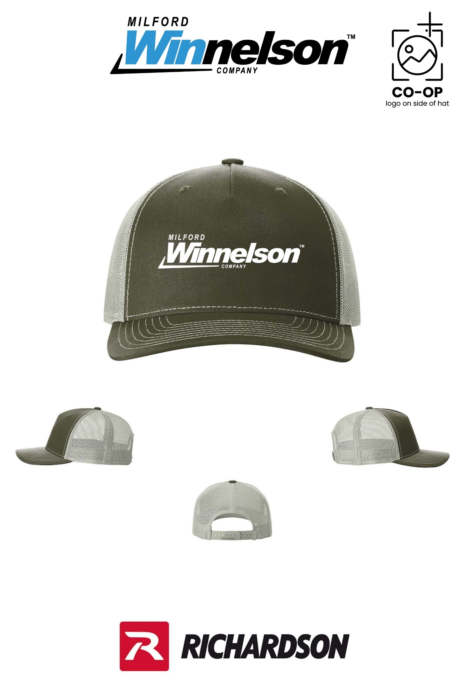Richardson 112FP Five-Panel Trucker - Milford Winnelson
