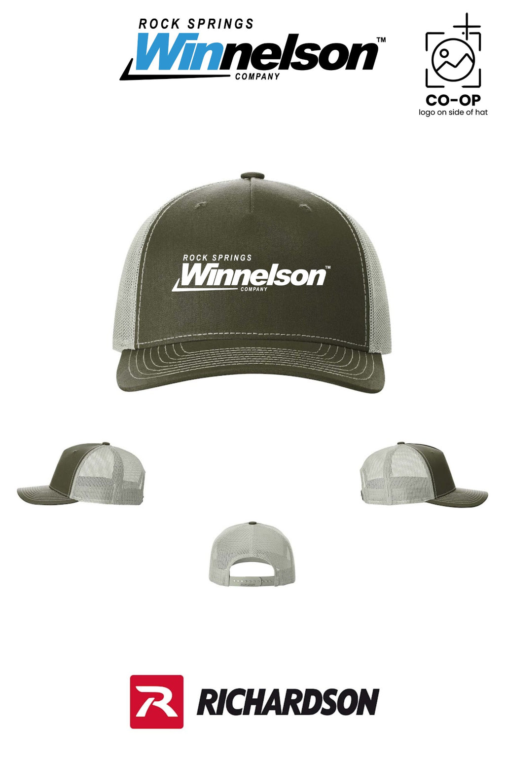 Richardson 112FP Five-Panel Trucker - Rock Springs Winnelson