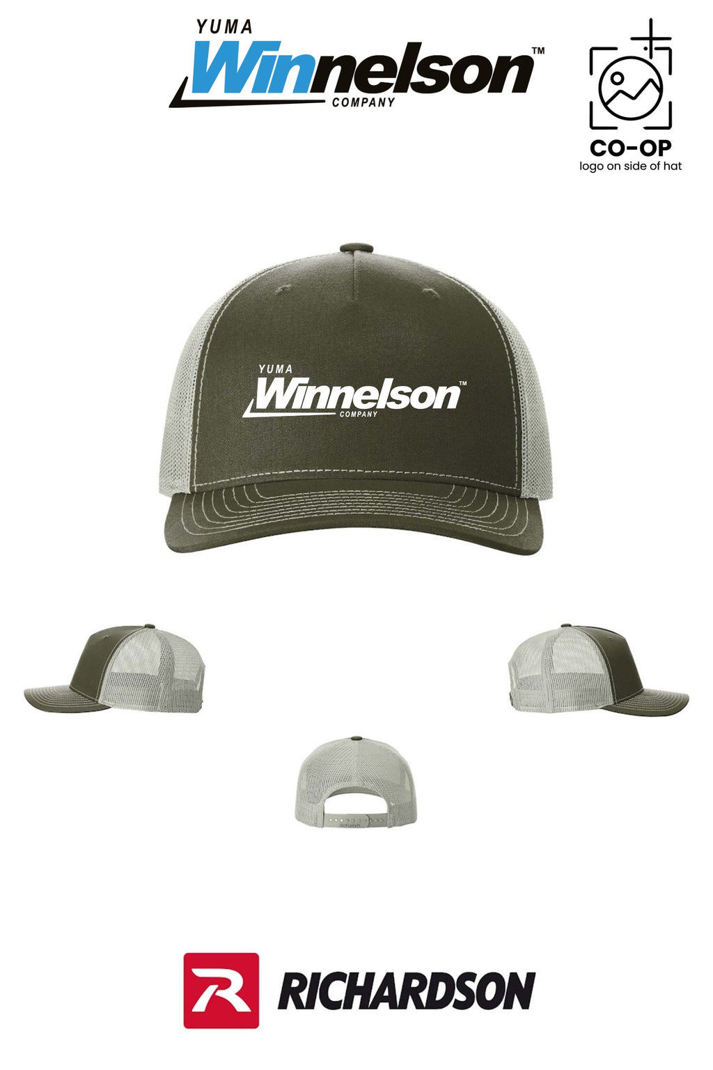 Richardson 112FP Five-Panel Trucker - Yuma Winnelson