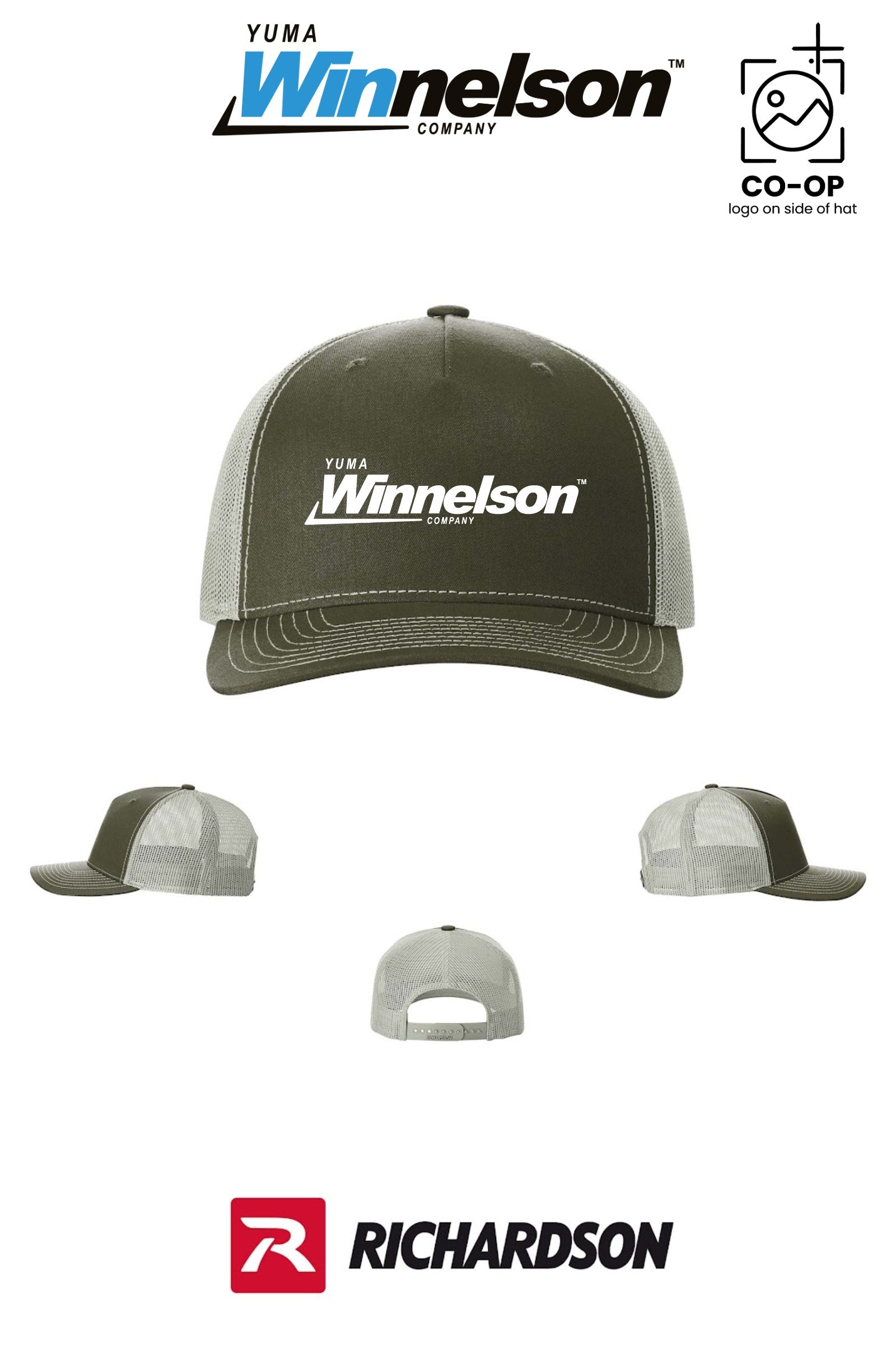 Richardson 112FP Five-Panel Trucker - Yuma Winnelson