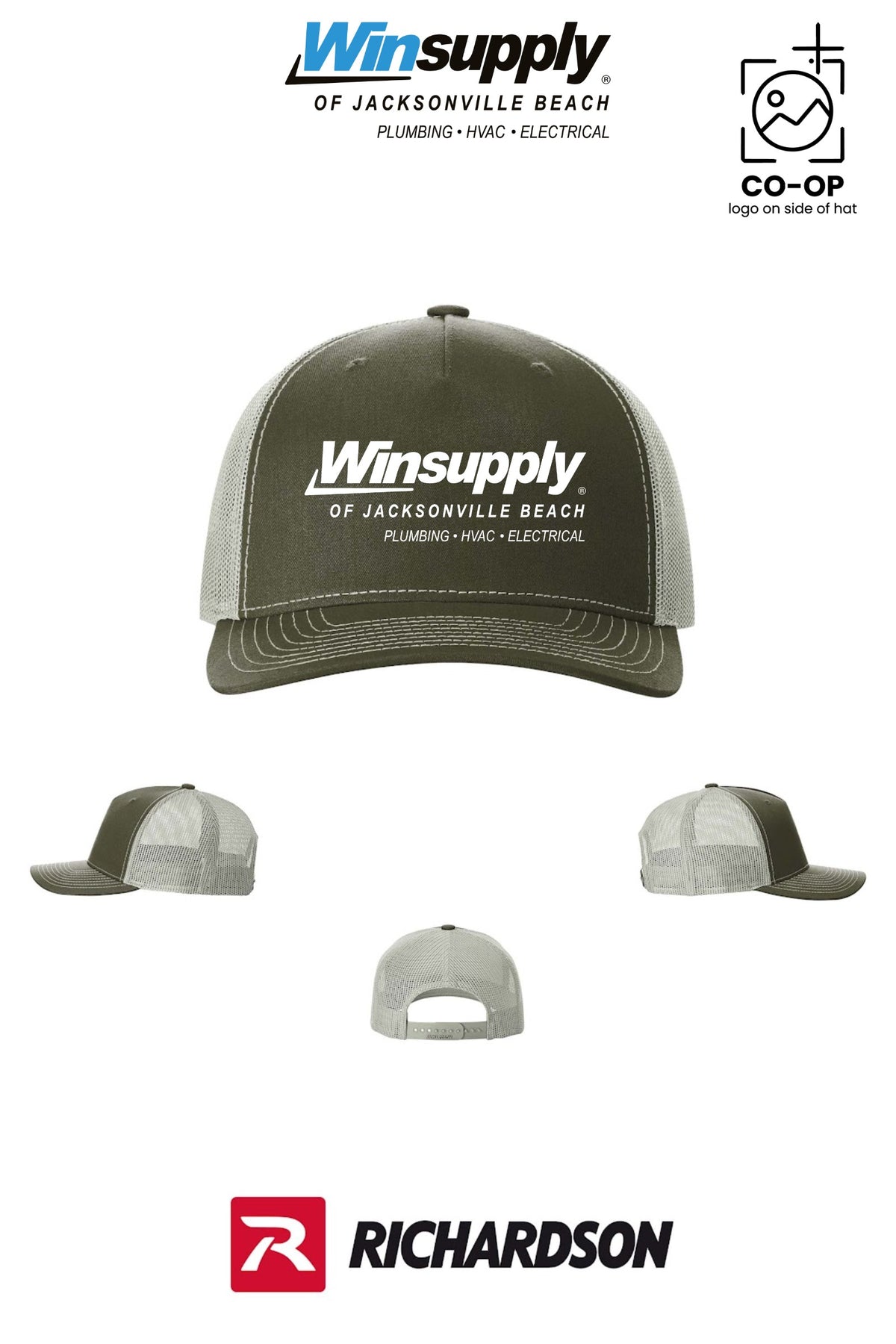 Richardson 112FP Five-Panel Trucker - Winsupply Jacksonville Beach