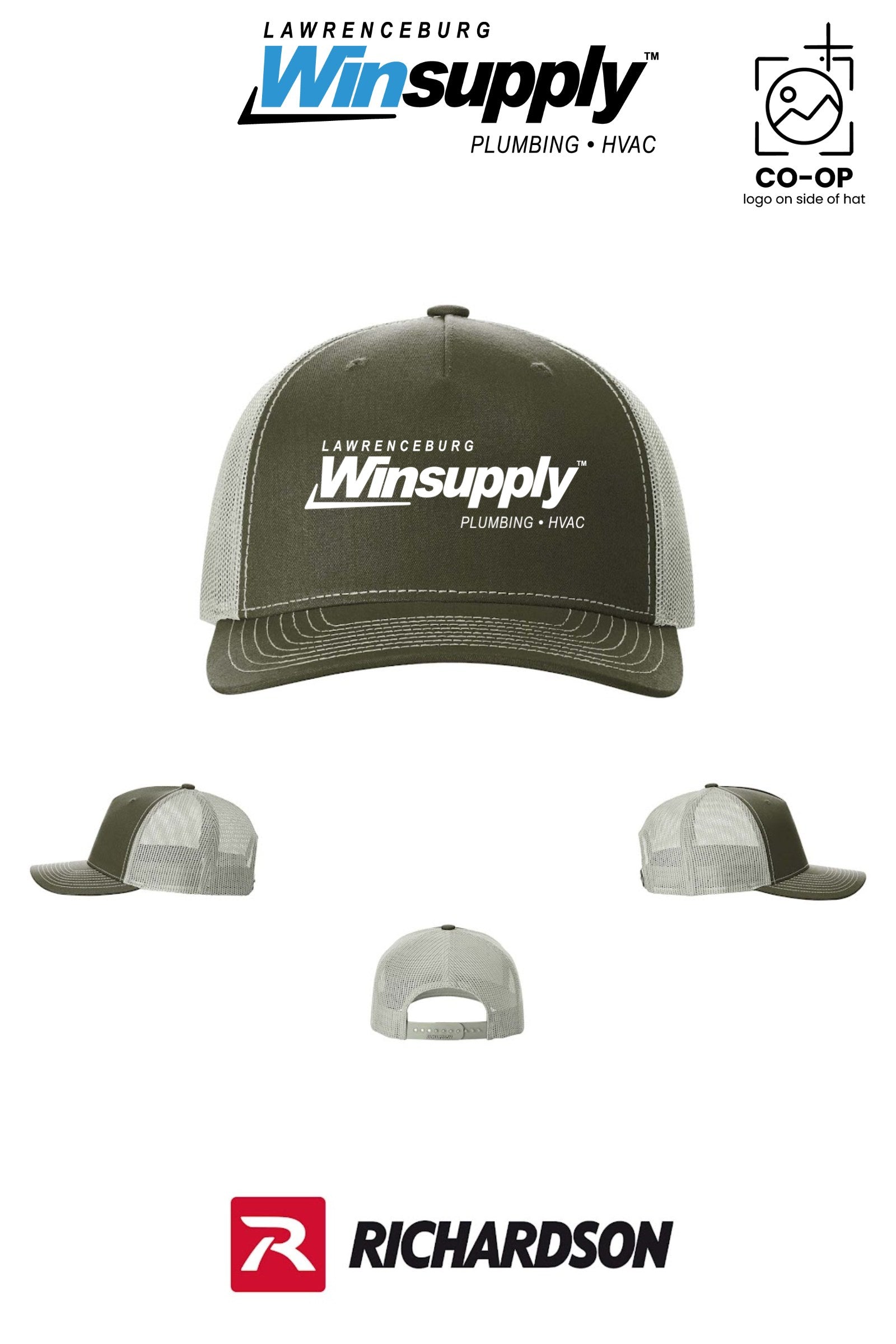 Richardson 112FP Five-Panel Trucker - Lawrenceburg Winsupply