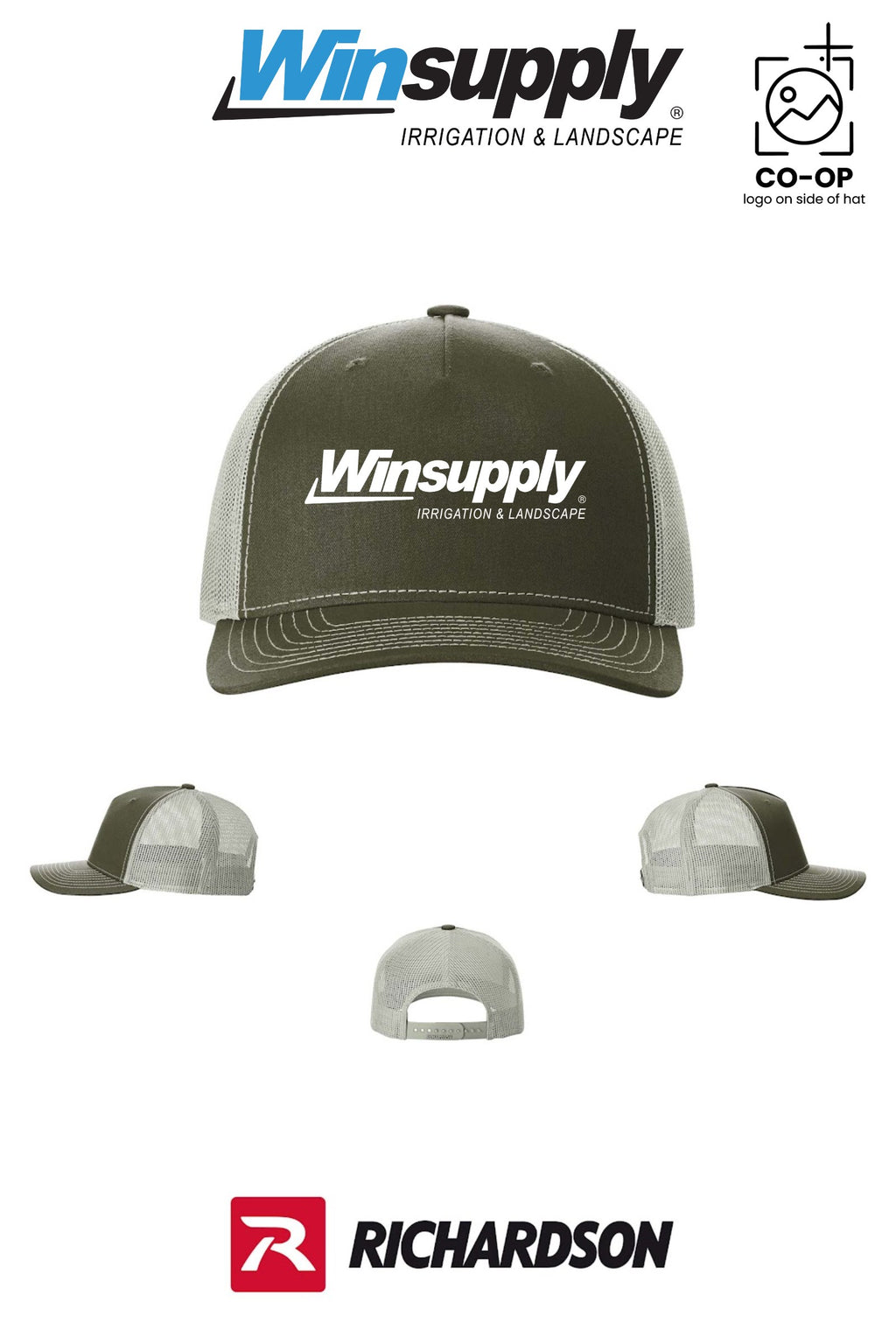 Richardson 112FP Five-Panel Trucker - Winsupply NE Albuquerque NM Co.