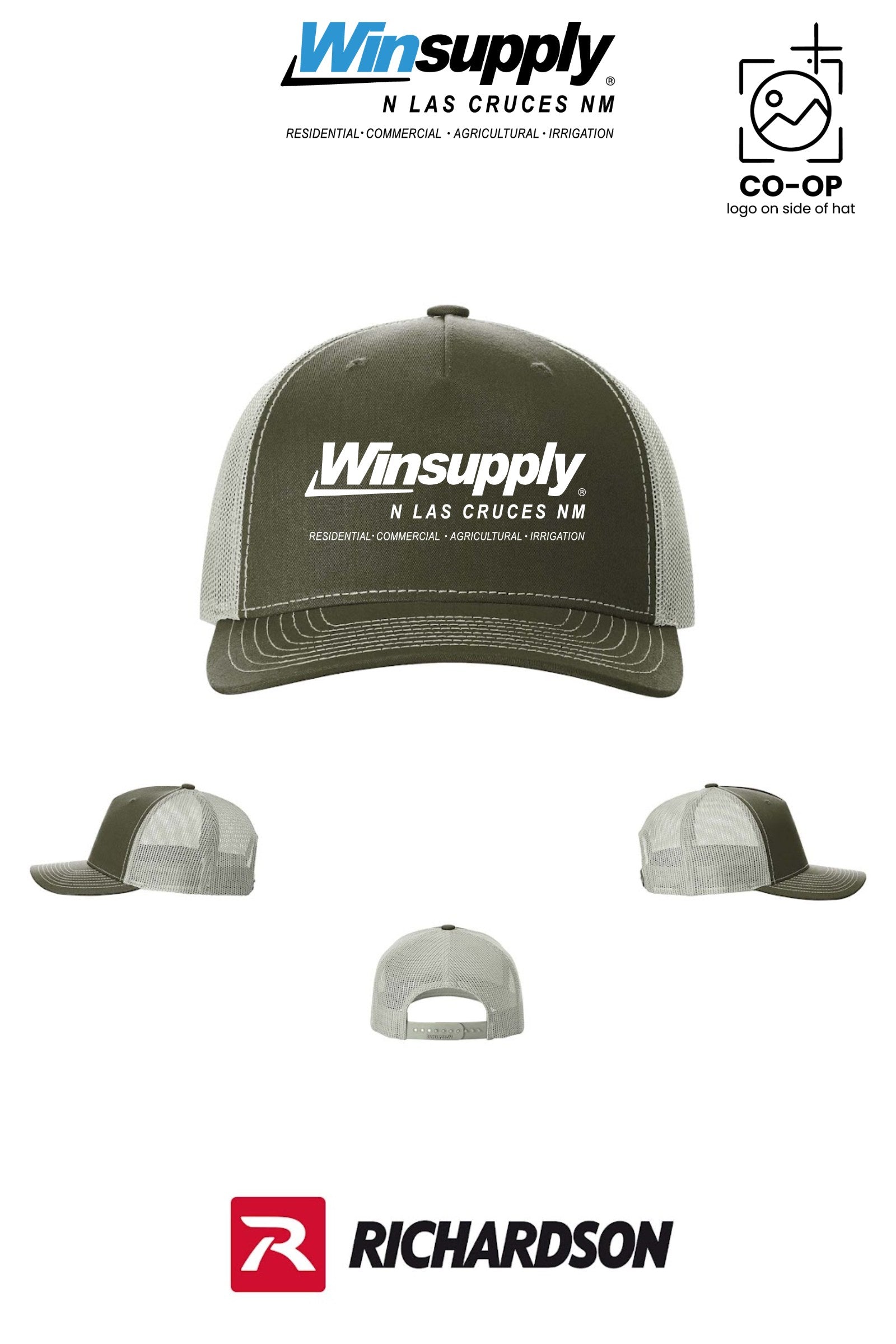 Richardson 112FP Five-Panel Trucker - Winsupply N Las Cruces NM