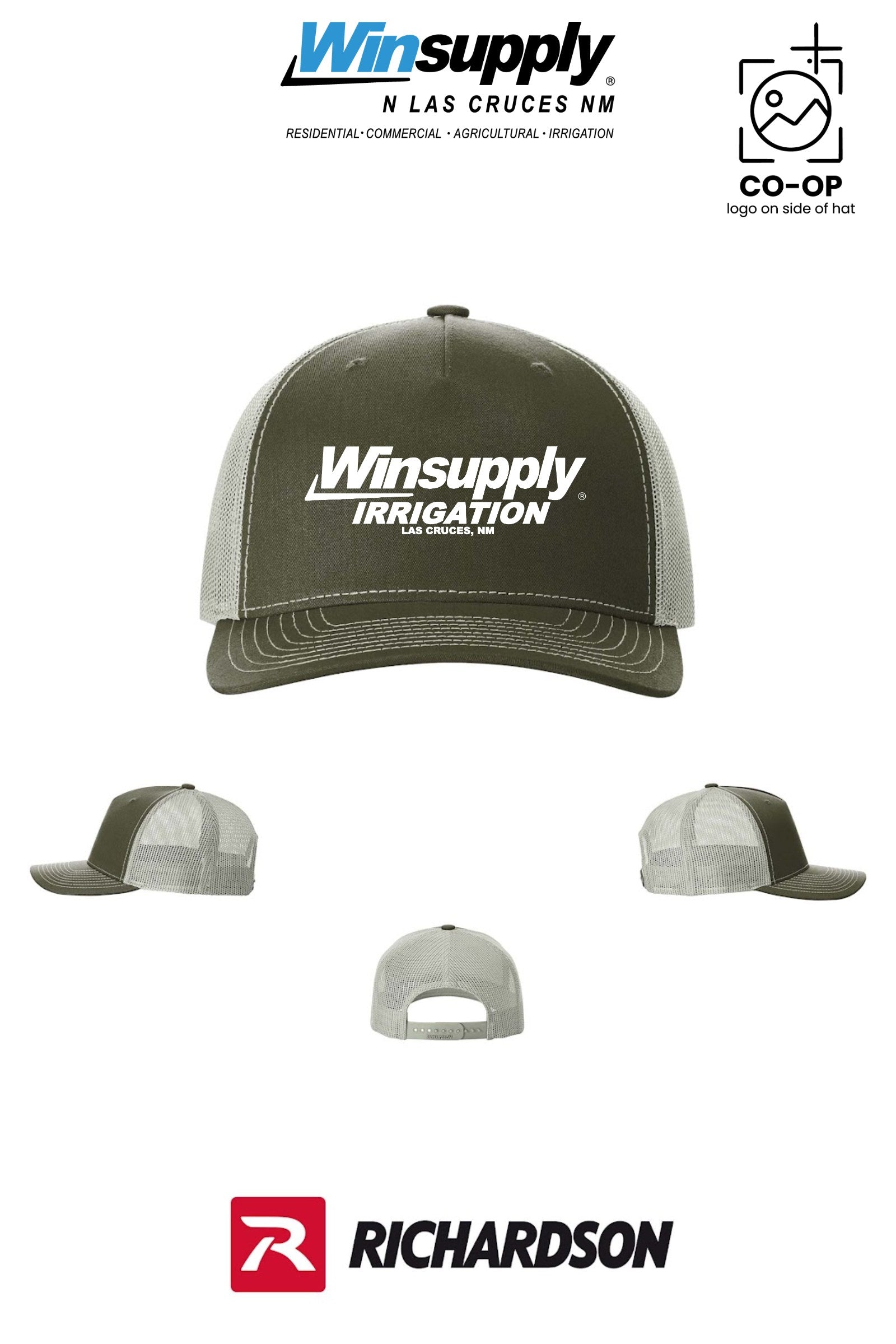 Richardson 112FP Five-Panel Trucker - Winsupply N Las Cruces NM