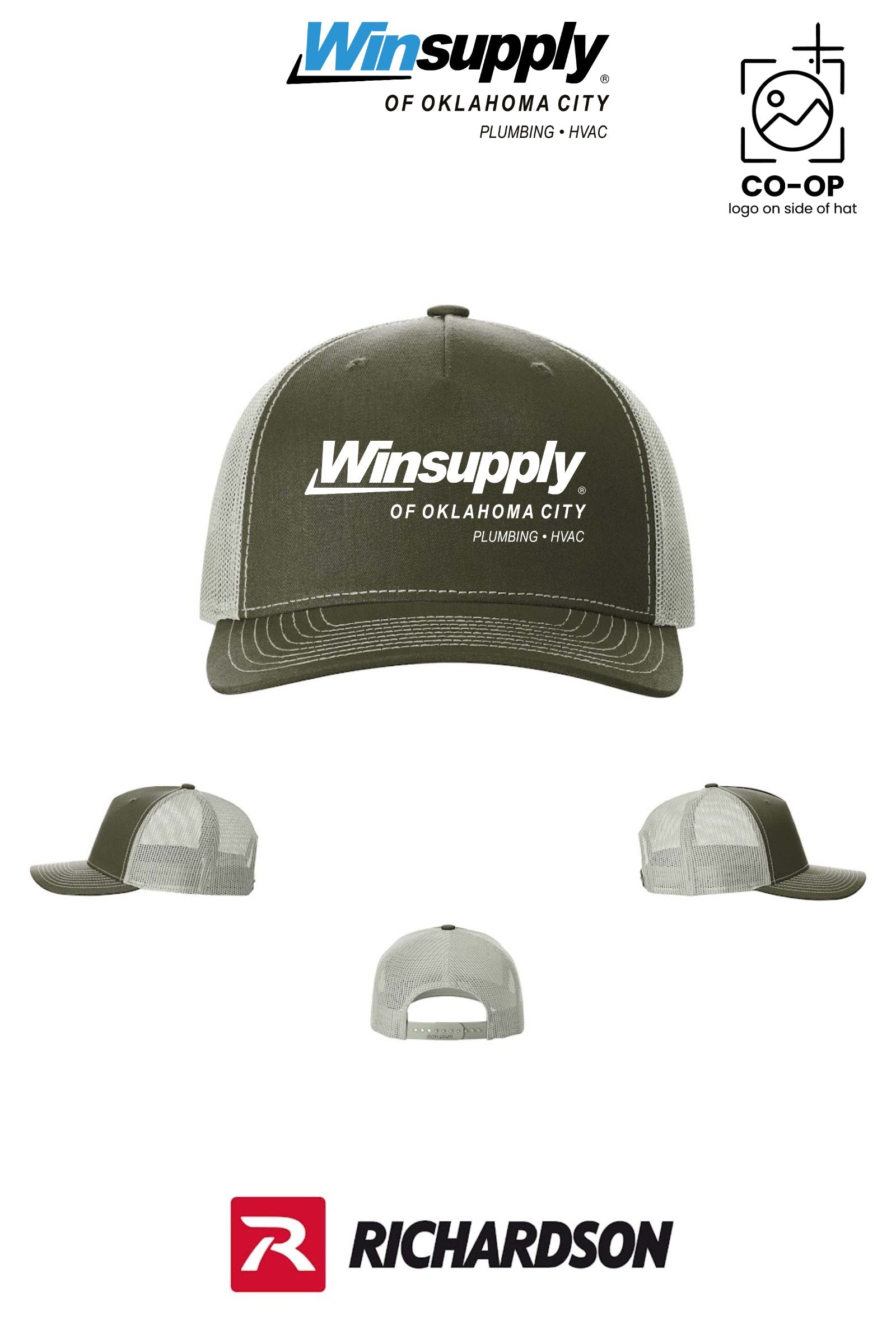 Richardson 112FP Five-Panel Trucker - Winsupply of Oklahoma City