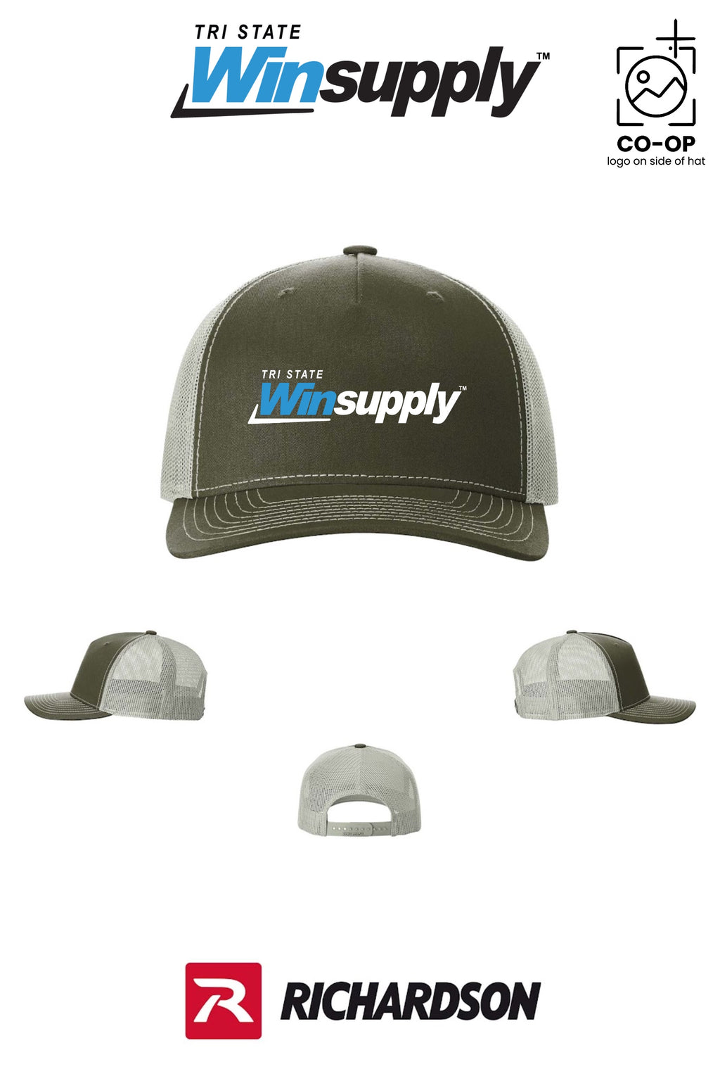 Richardson 112FP Five-Panel Trucker - Tri-State Winsupply