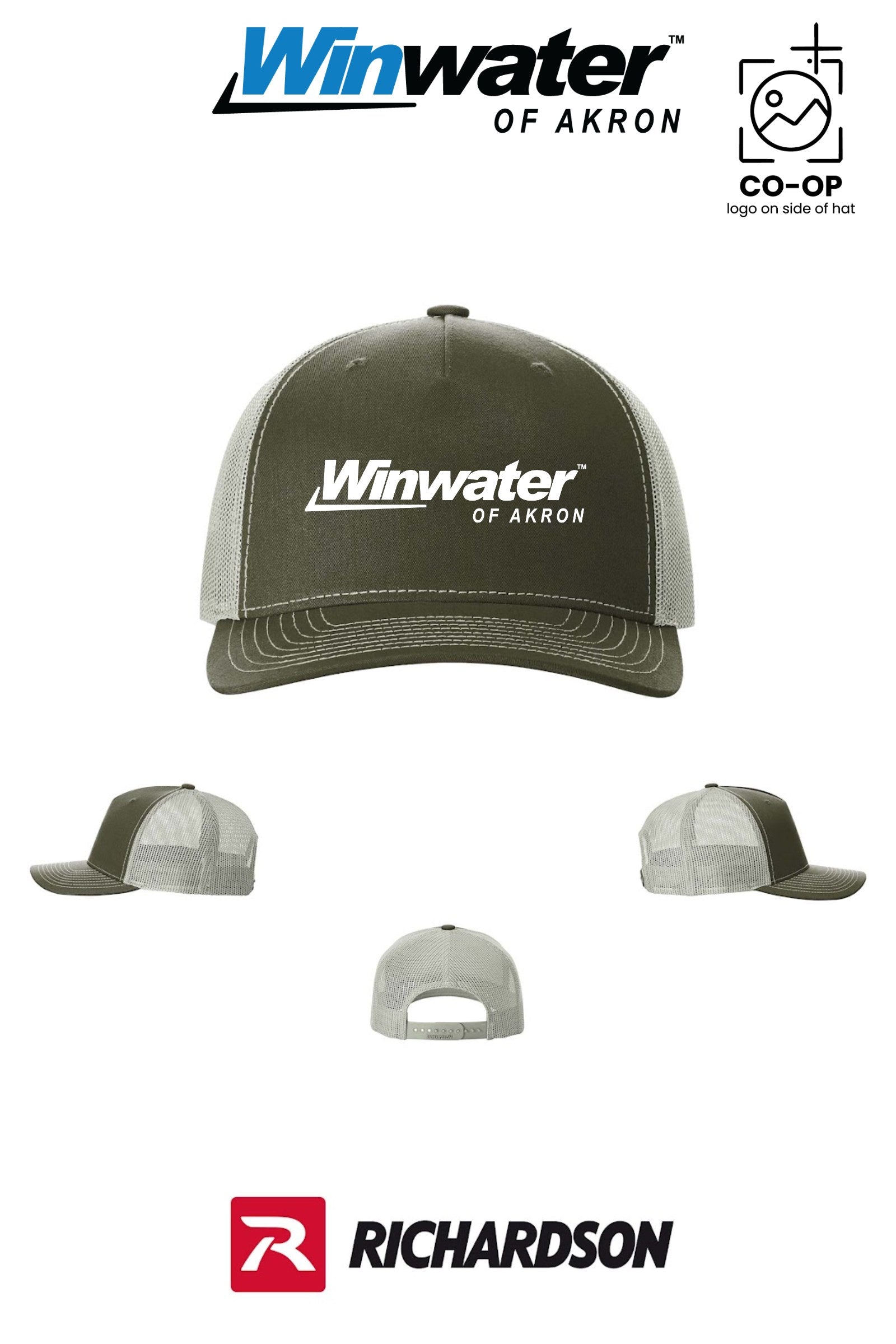 Richardson 112FP Five-Panel Trucker - Winwater of Akron
