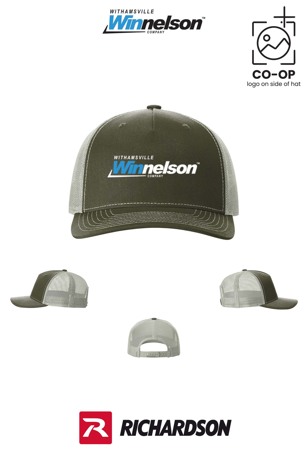 Richardson 112FP Five-Panel Trucker - Withamsville Winnelson