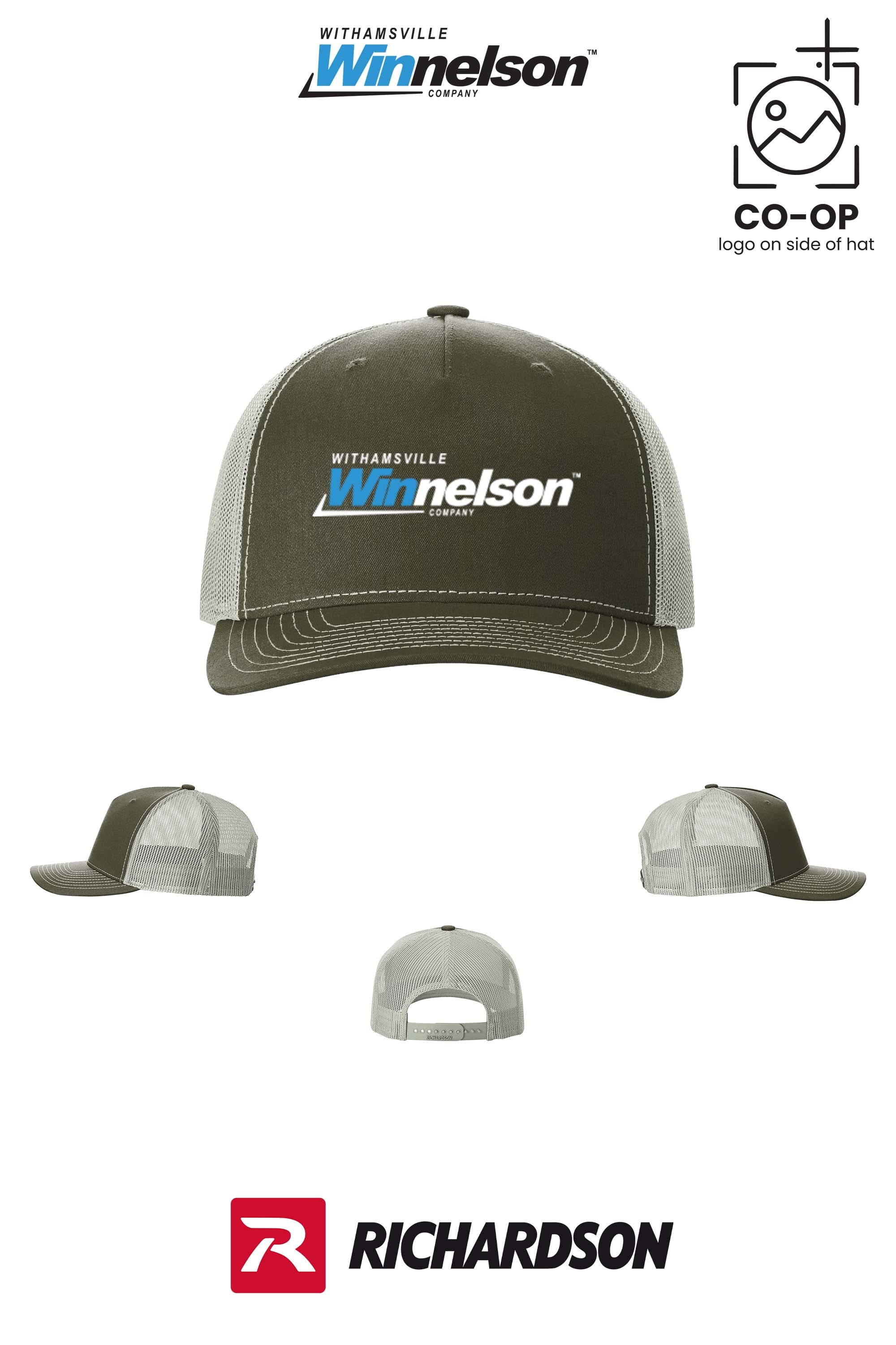 Richardson 112FP Five-Panel Trucker - Withamsville Winnelson