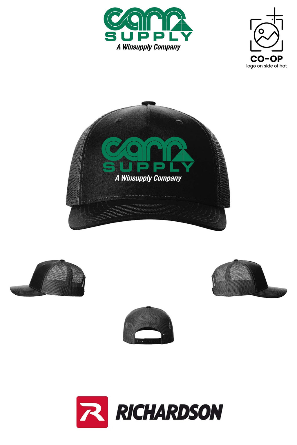 Richardson 112FP Five-Panel Trucker - Carr Supply - Athens