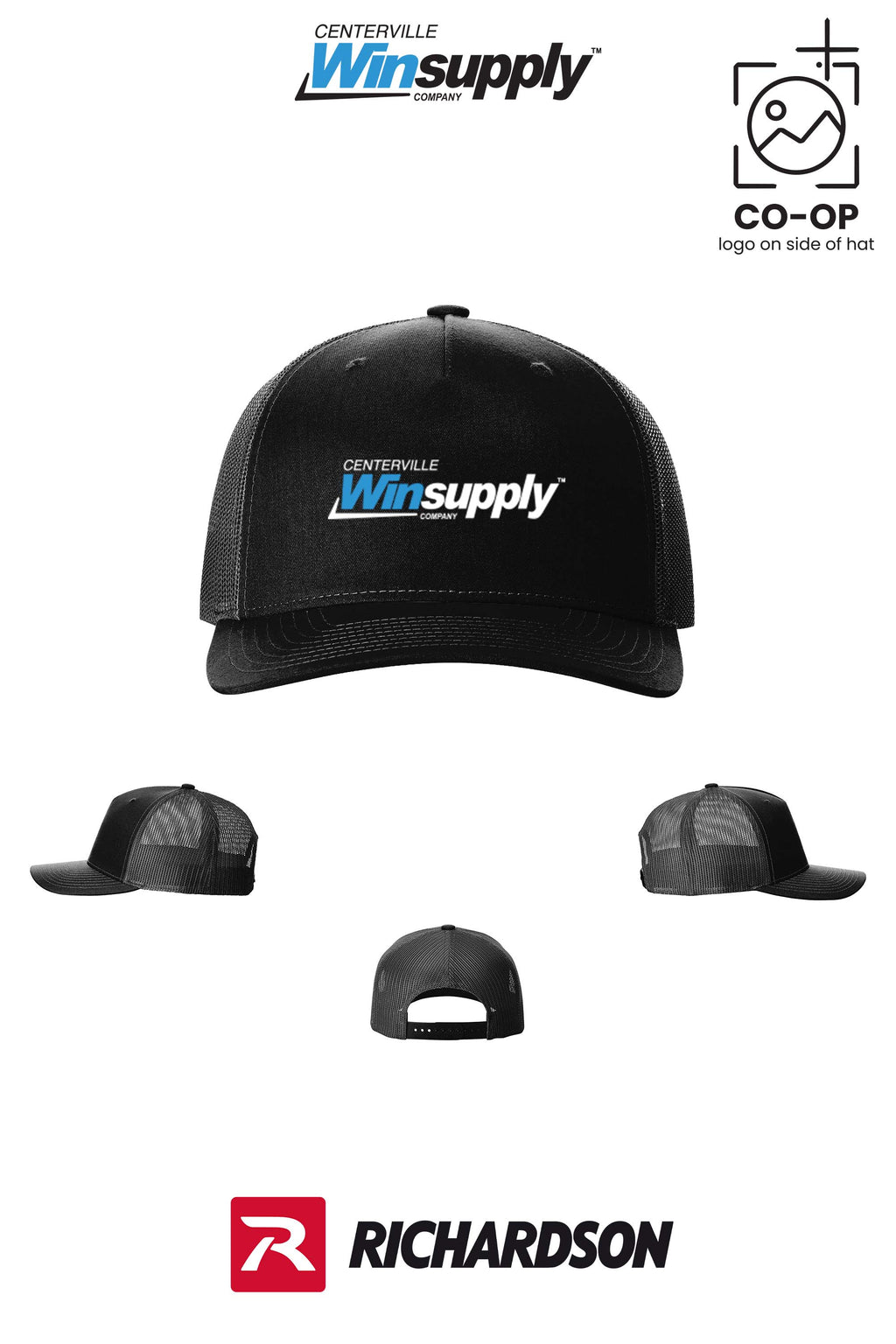 Richardson 112FP Five-Panel Trucker - Winsupply Centerville OH