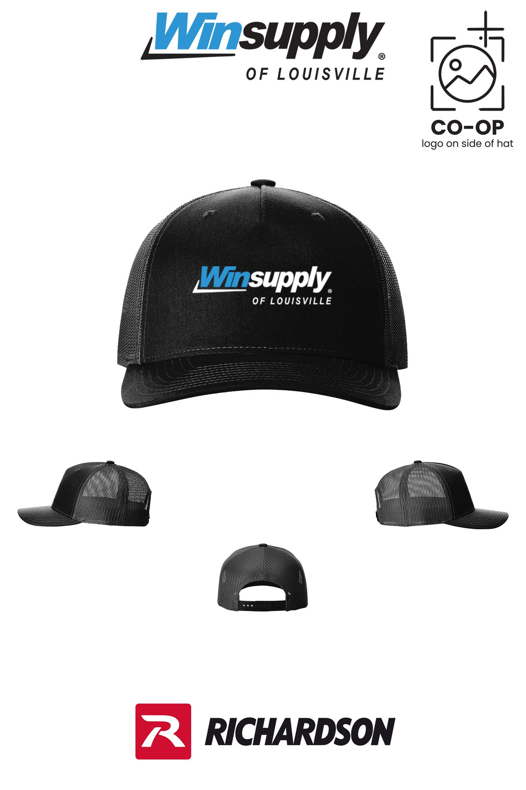 Richardson 112FP Five-Panel Trucker - Winsupply of Louisville KY