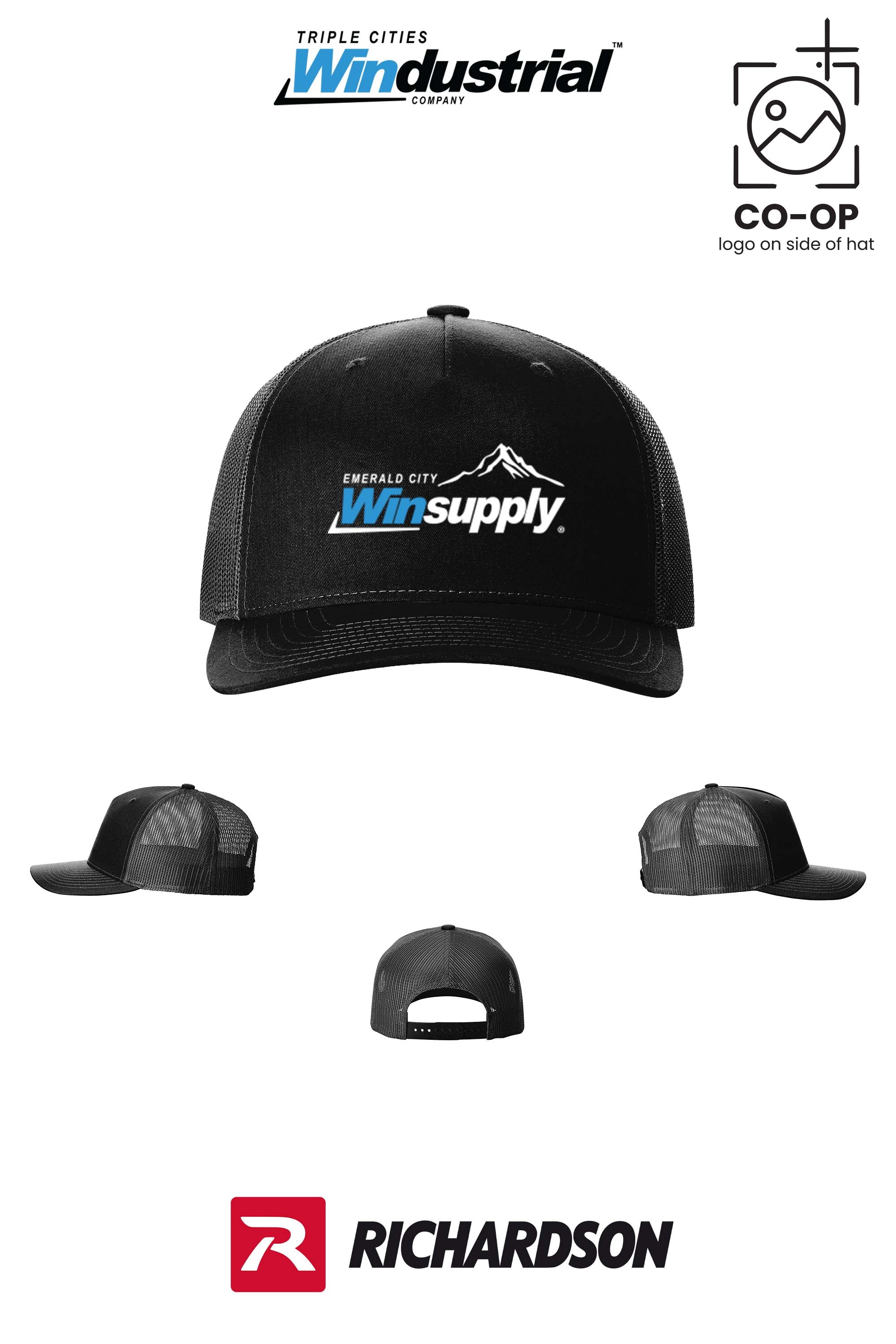 Richardson 112FP Five-Panel Trucker - Windustrial Triple Cities