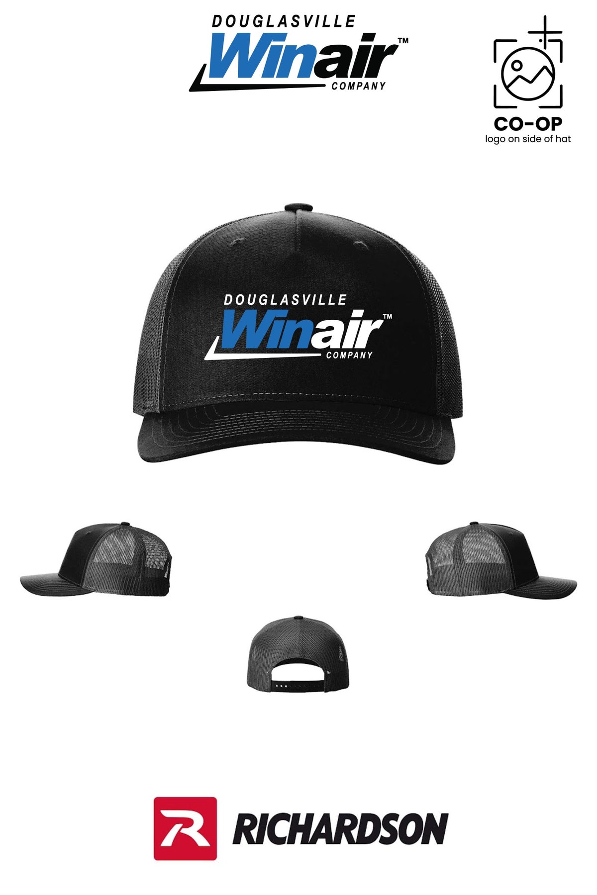 Richardson 112FP Five-Panel Trucker - Douglasville Winair