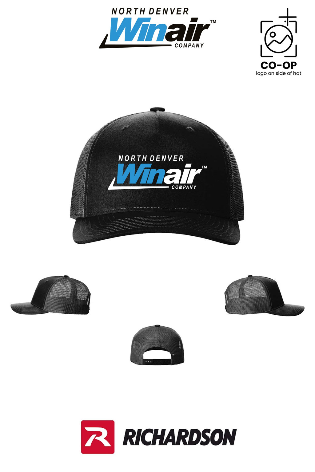 Richardson 112FP Five-Panel Trucker - North Denver Winair