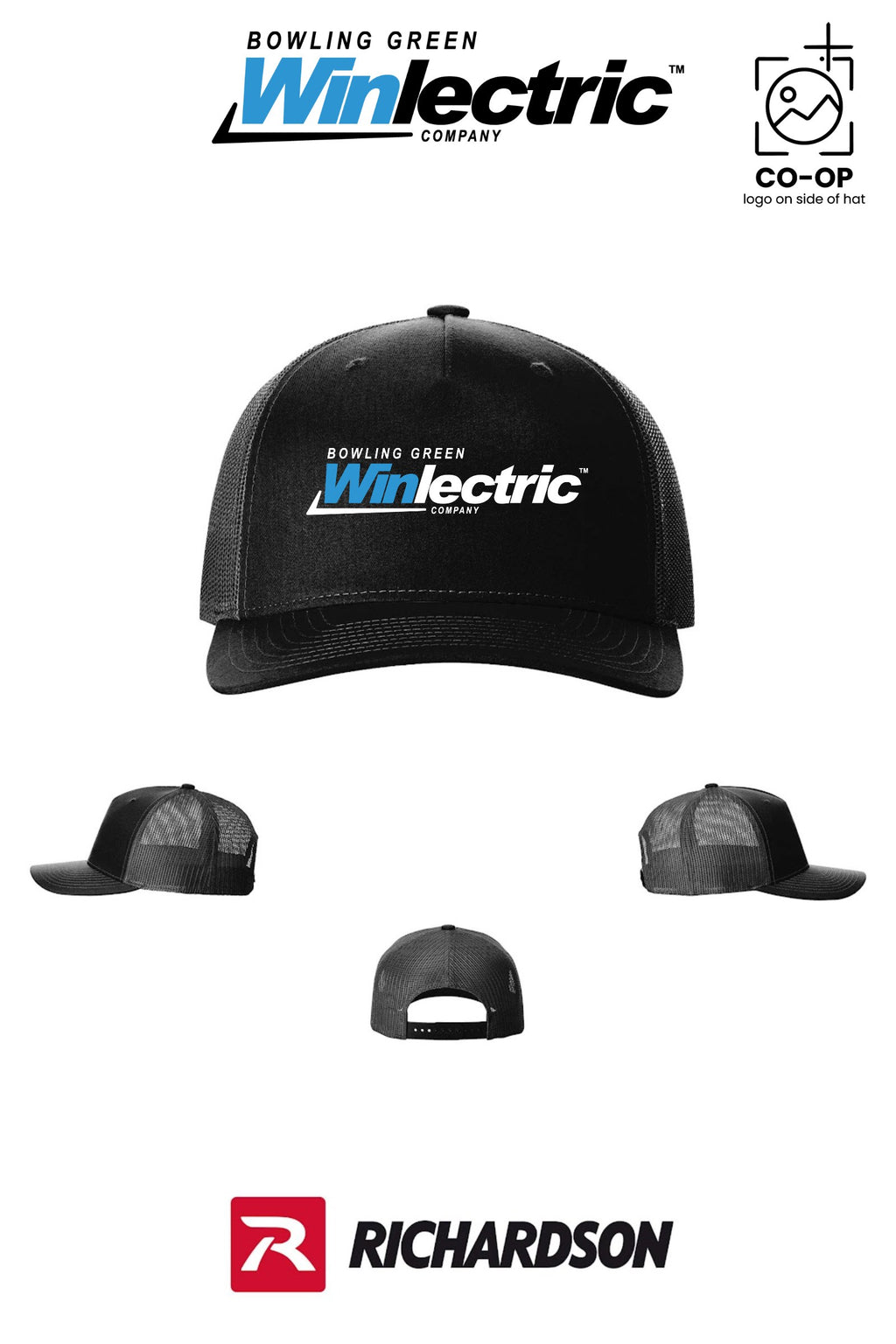 Richardson 112FP Five-Panel Trucker - Bowling Green Winlectric