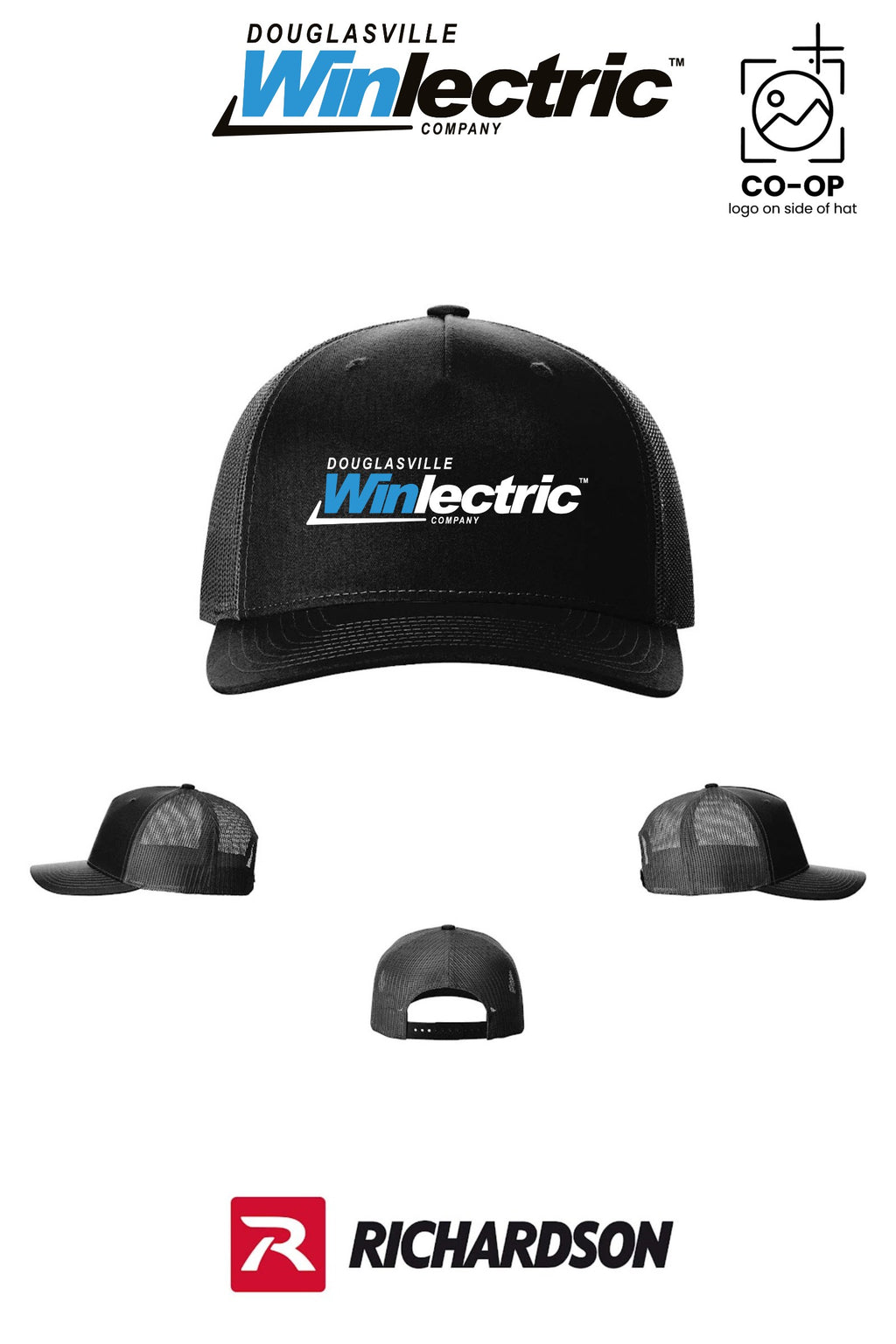 Richardson 112FP Five-Panel Trucker - Douglasville Winlectric