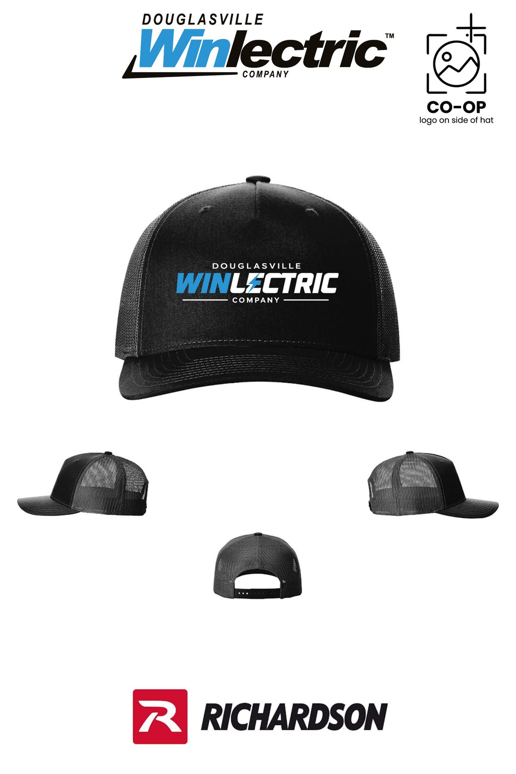 Richardson 112FP Five-Panel Trucker - Douglasville Winlectric