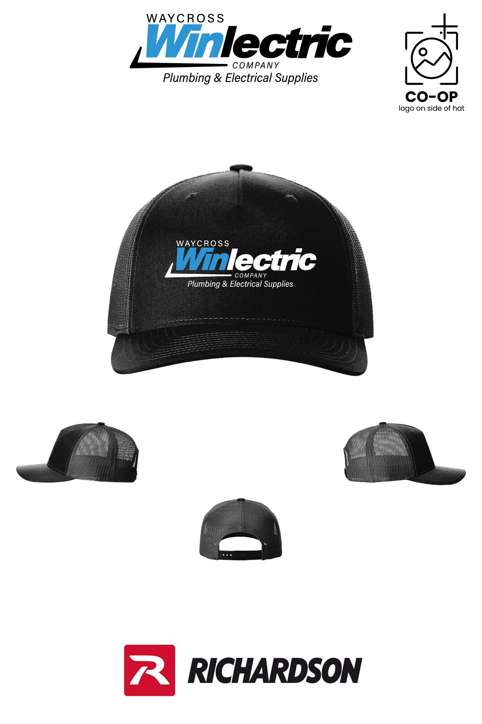 Richardson 112FP Five-Panel Trucker - Waycross Winlectric