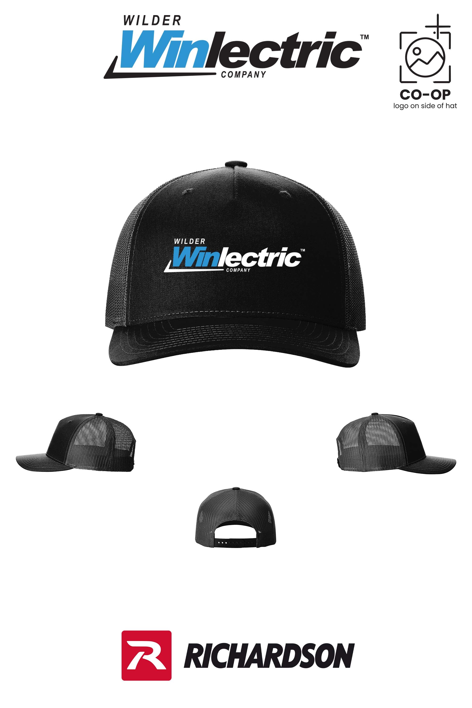 Richardson 112FP Five-Panel Trucker - Wilder Winlectric