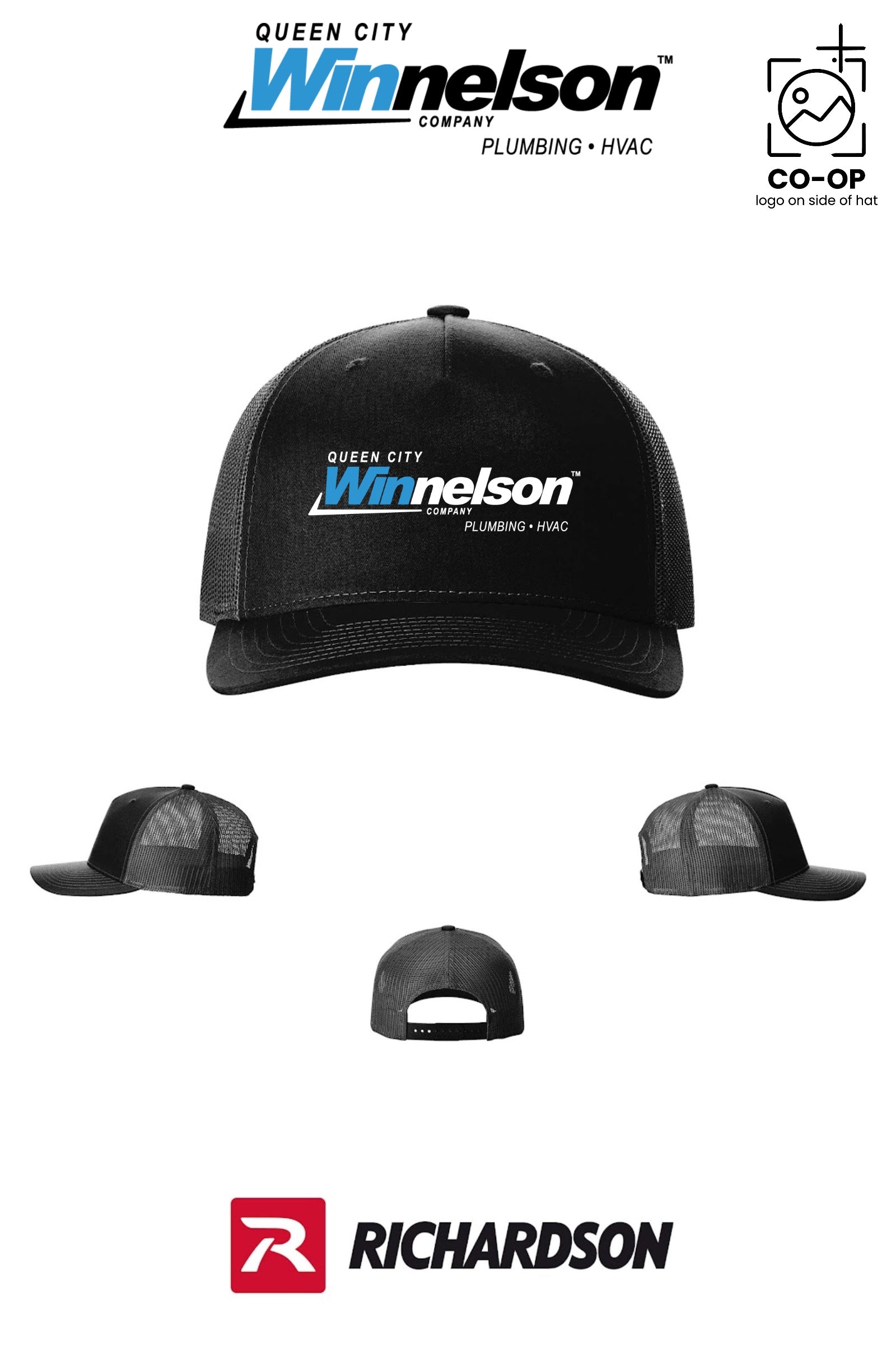 Richardson 112FP Five-Panel Trucker - Queen City Winnelson
