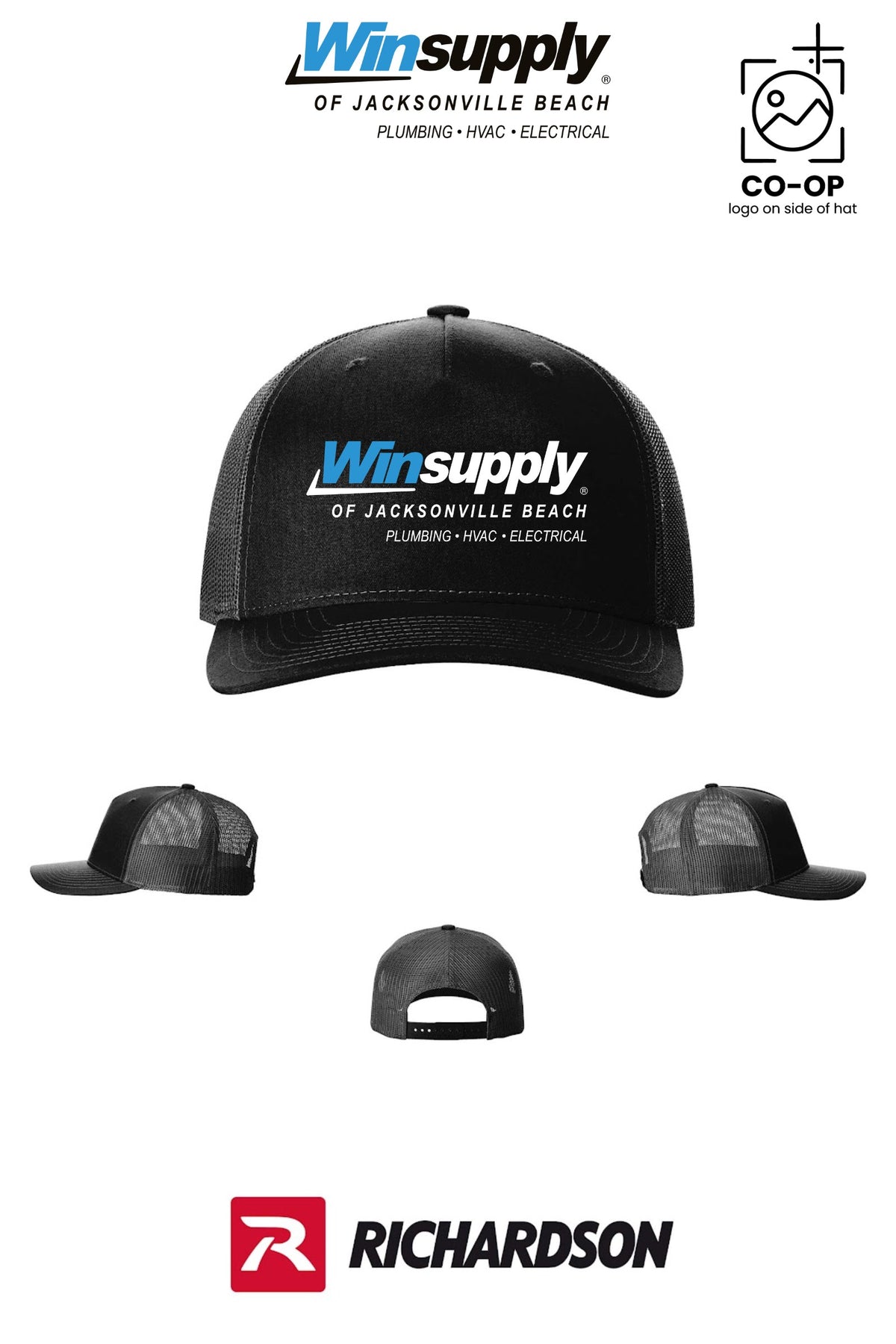 Richardson 112FP Five-Panel Trucker - Winsupply Jacksonville Beach