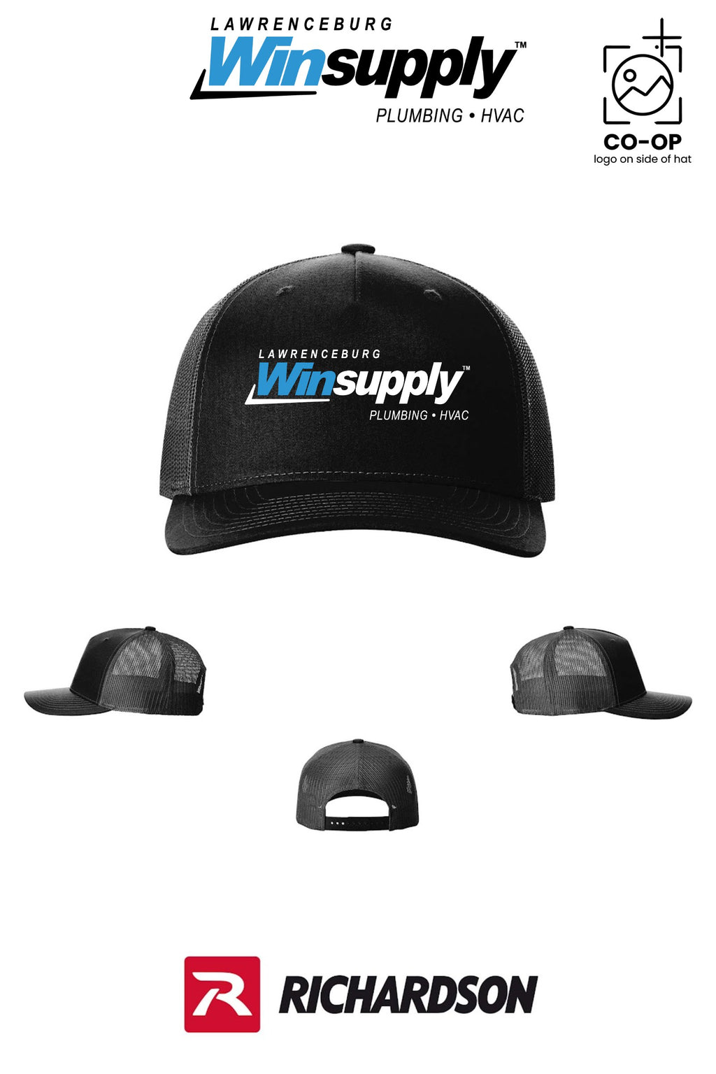 Richardson 112FP Five-Panel Trucker - Lawrenceburg Winsupply