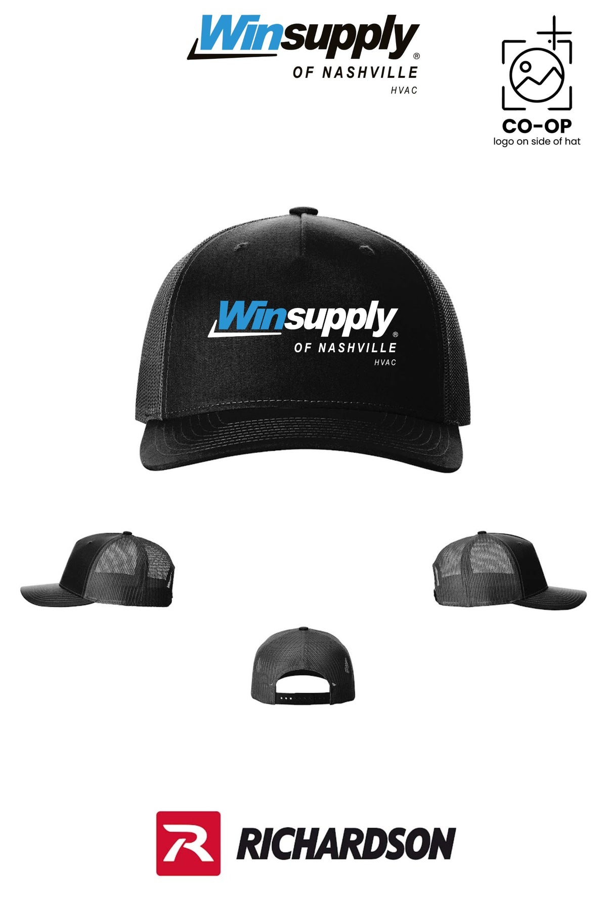 Richardson 112FP Five-Panel Trucker - Winsupply of Nashville HVAC