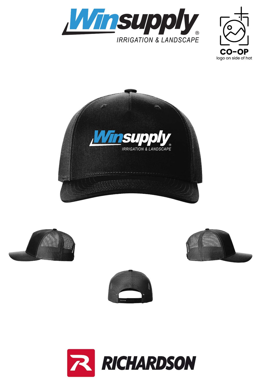 Richardson 112FP Five-Panel Trucker - Winsupply NE Albuquerque NM Co.